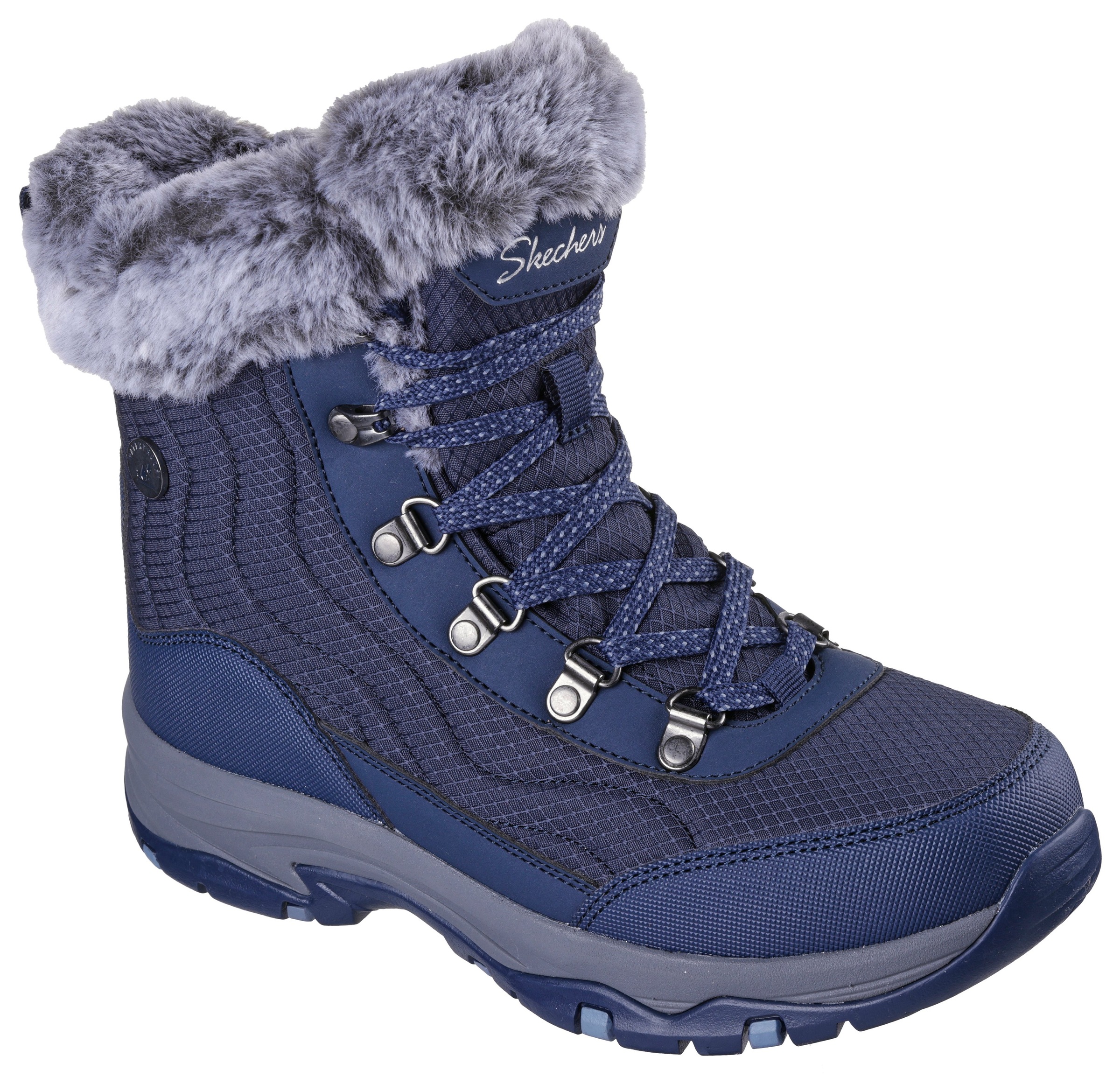 Skechers Winterboots »TREGO-STORMIE«, Snowboots, Schnürstiefel mit rutschhemmender Laufsohle
