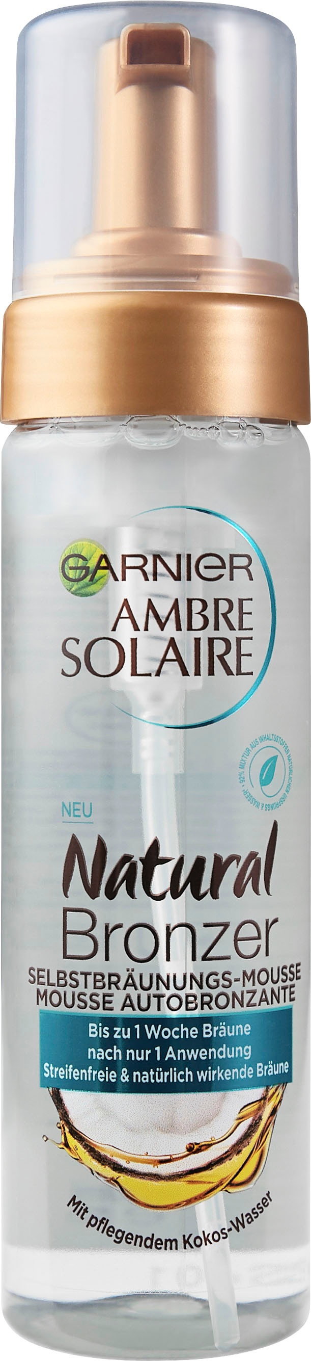 GARNIER Selbstbräunungsmousse | pflegendem BAUR Solaire Bronzer«, »Ambre bestellen Kokoswasser mit Natural