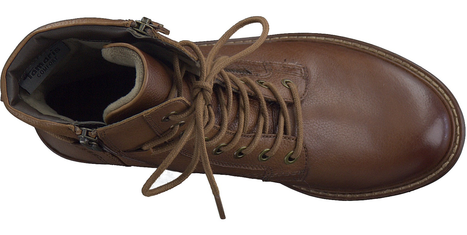 Tamaris COMFORT Schnürstiefelette, mit gepolstertem Schaftrand, in Schuhweite G (weit)