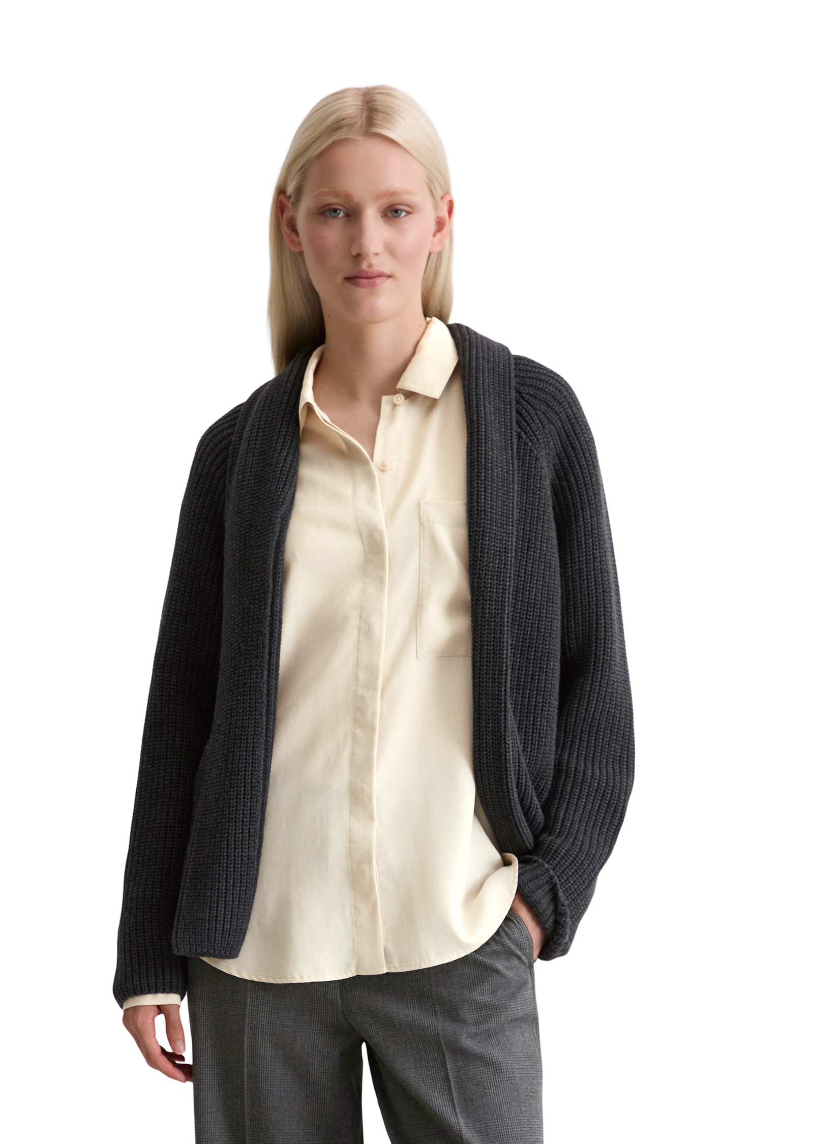 Marc OPolo Cardigan "aus Heavy-Weight-Organic-Cotton" günstig online kaufen