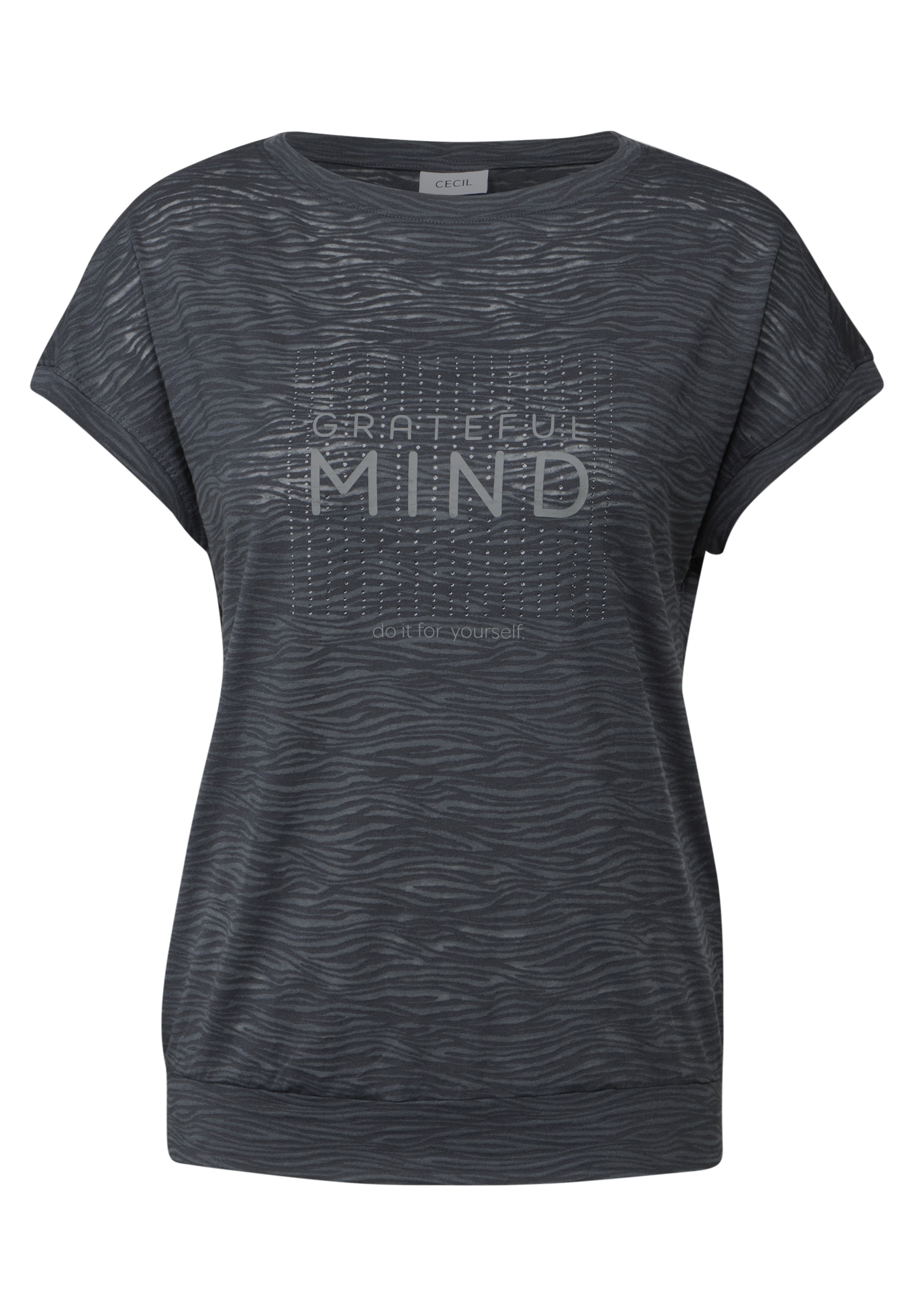 Cecil T-Shirt, mit U-Boot-Ausschnitt