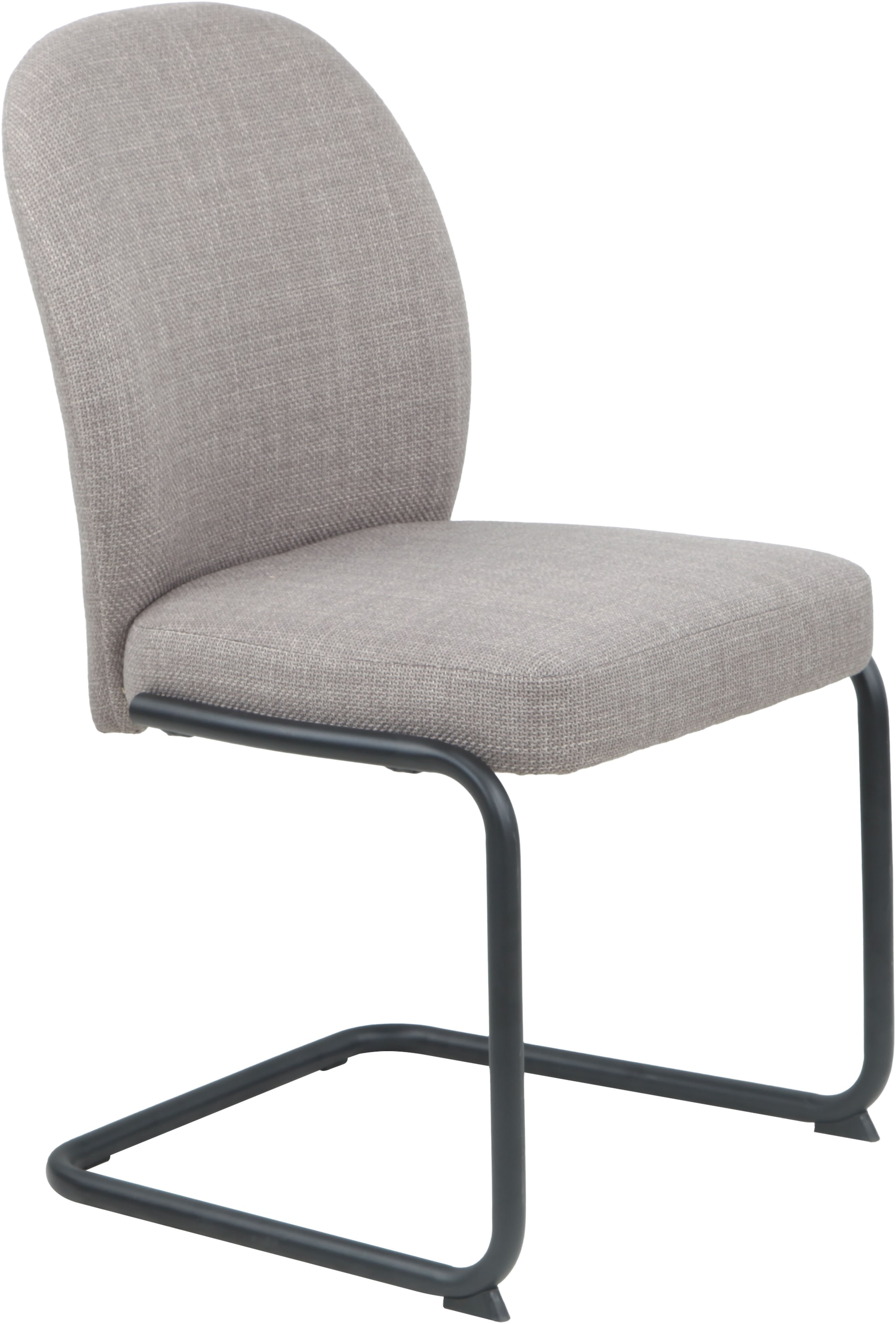 HELA Freischwinger »KAREN«, (Set), 2 St., Esszimmerstuhl, Rundrohrgestell, gepolstert, Webstoff, Schwingstuhl