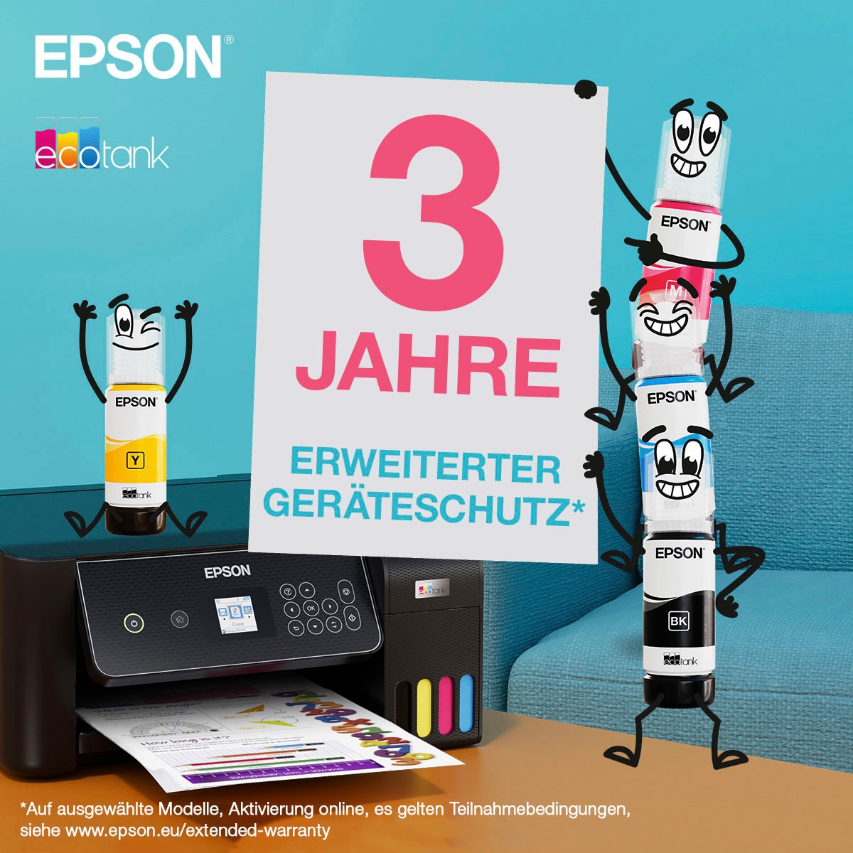 Epson Tintenstrahldrucker »EcoTank ET-2850«