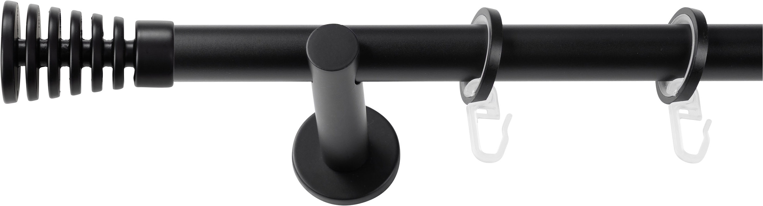 SN DECO GROUP Gardinenstange Ø 19 mm 1 läufig-läufig Fixmaß;kürzbar