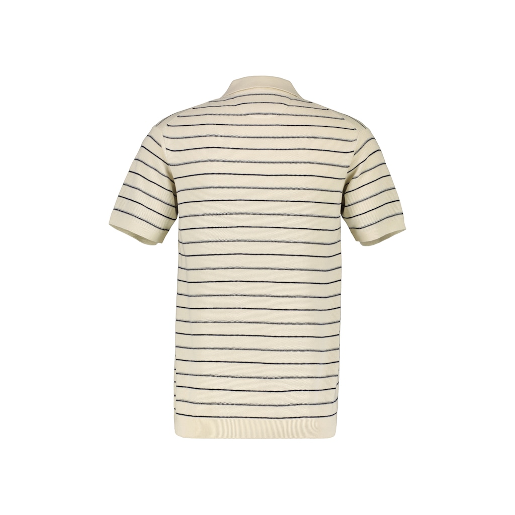 LERROS Poloshirt »LERROS Poloshirt in sommerlich-stylischer Strickoptik«