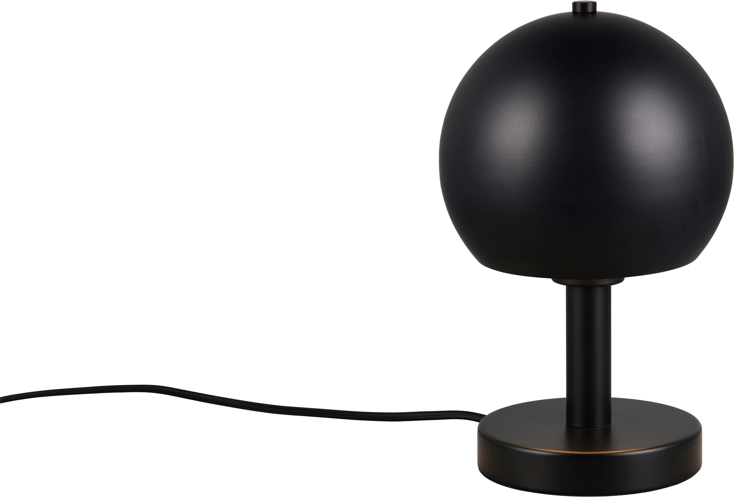 Leonique Tischlampe »Christelle, Deko Tischleuchte mit Metallschirm Ø 18cm Höhe 29cm«, 1 flammig, Leuchtmittel E27 | Leuchtmittel wechselbar, exkl 1x E27 max 10W, indirektes Licht, Lichtaustritt nur nach unten