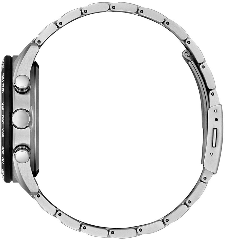 Citizen Funkchronograph, Armbanduhr, Herrenuhr, Solar, Titan, Stoppfunktion