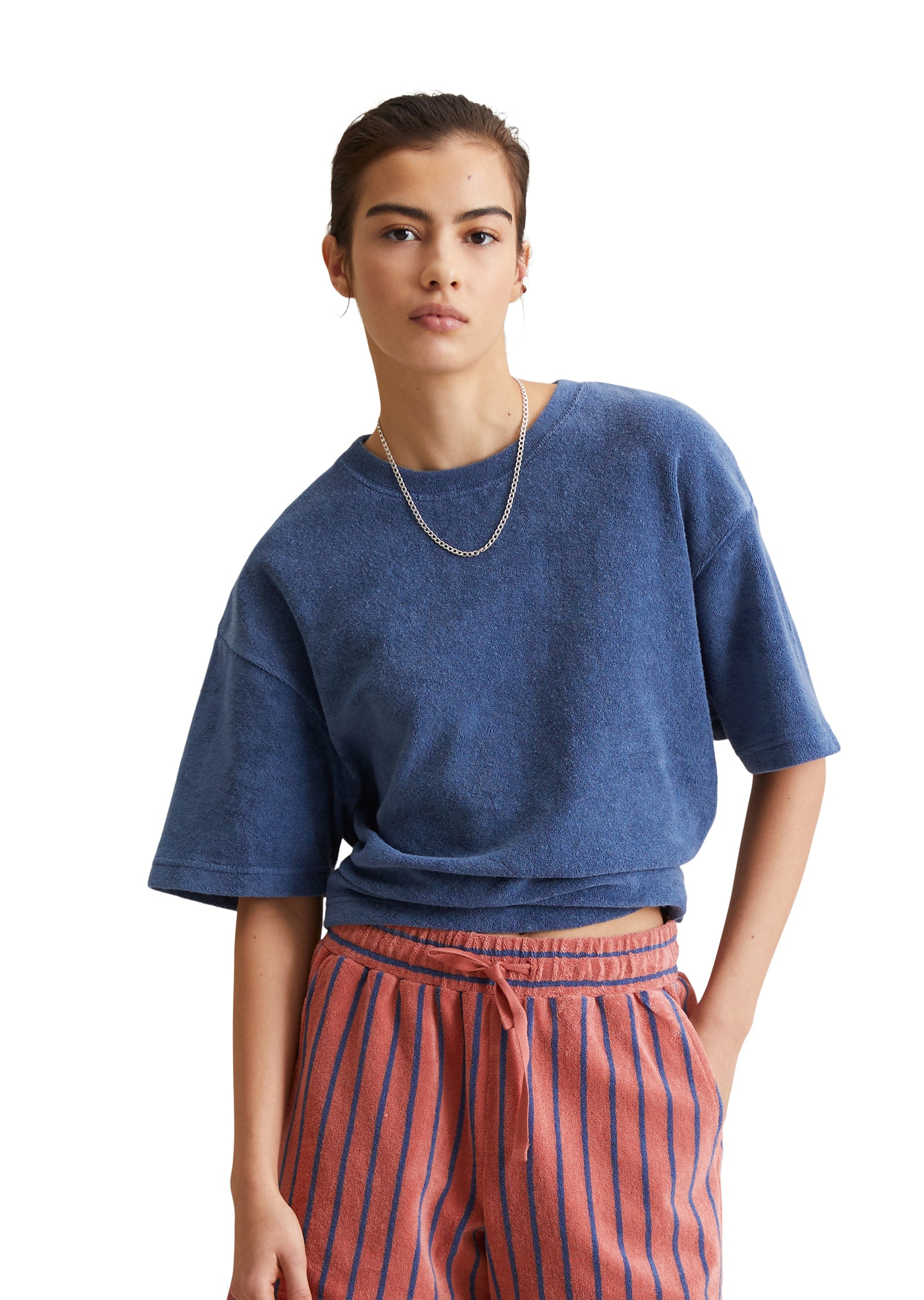Marc OPolo DENIM Sweatshirt "aus reiner Bio-Baumwolle" günstig online kaufen