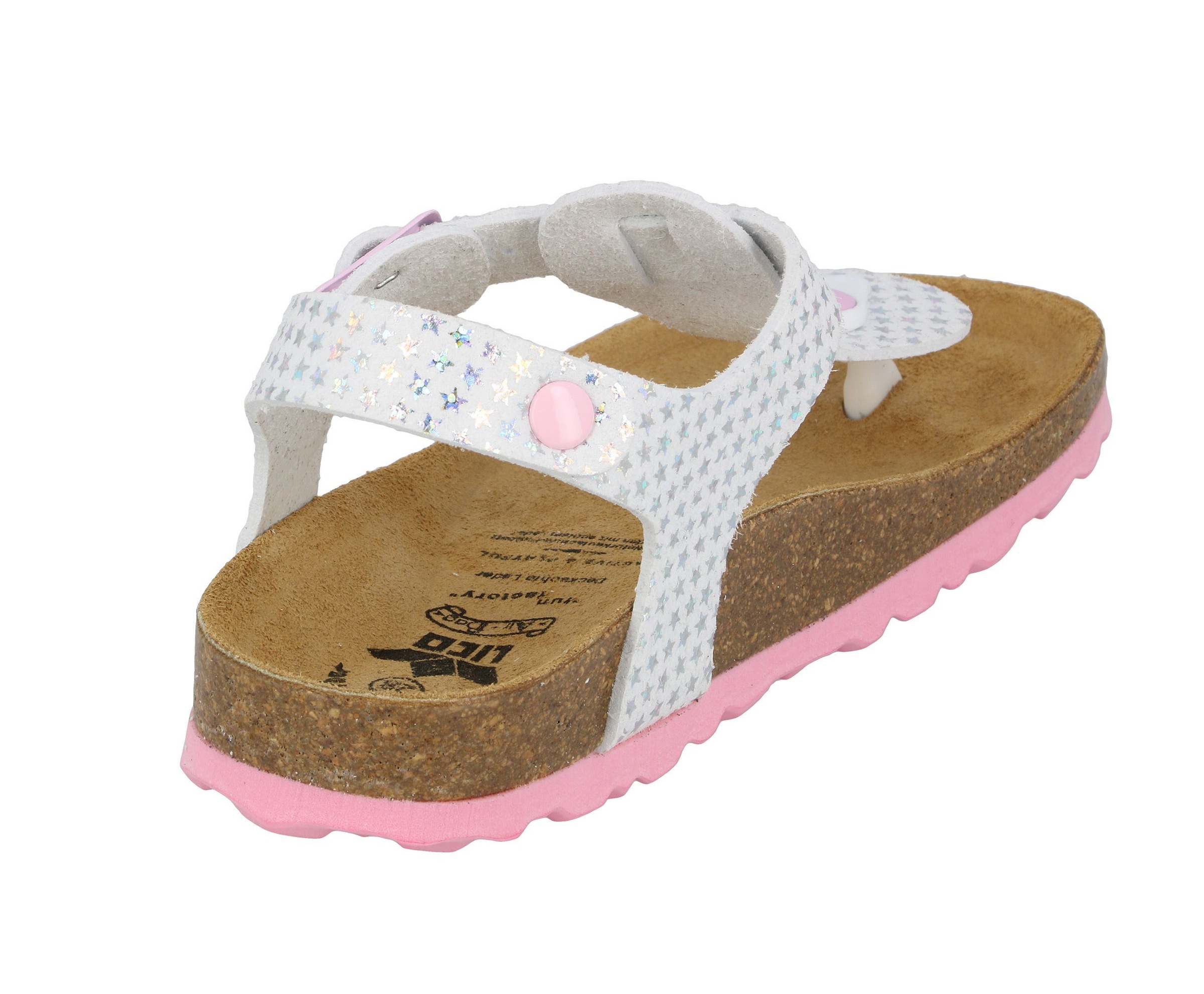 LICO Bioline Starprint Girls Sandals White 29 3