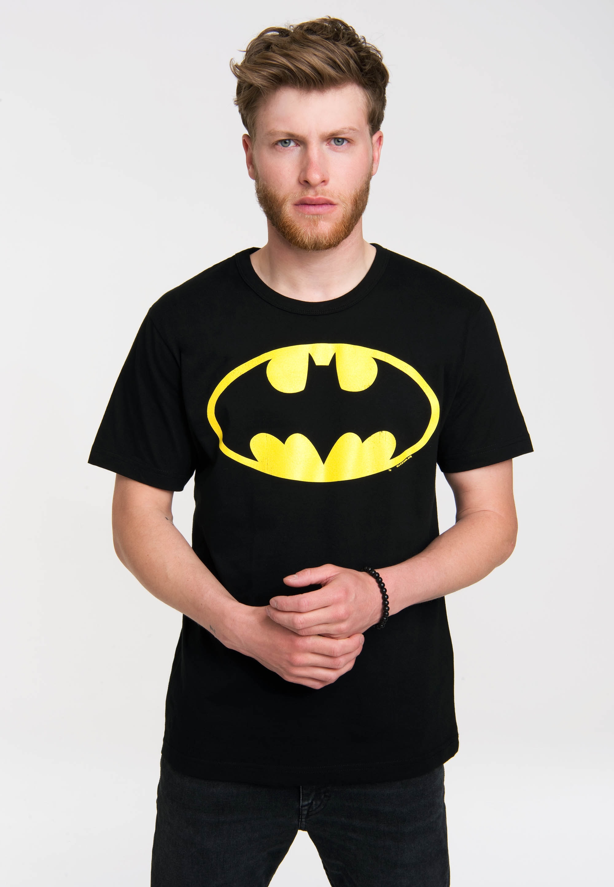 LOGOSHIRT T-Shirt »Batman - Logo«, mit coolem Logo