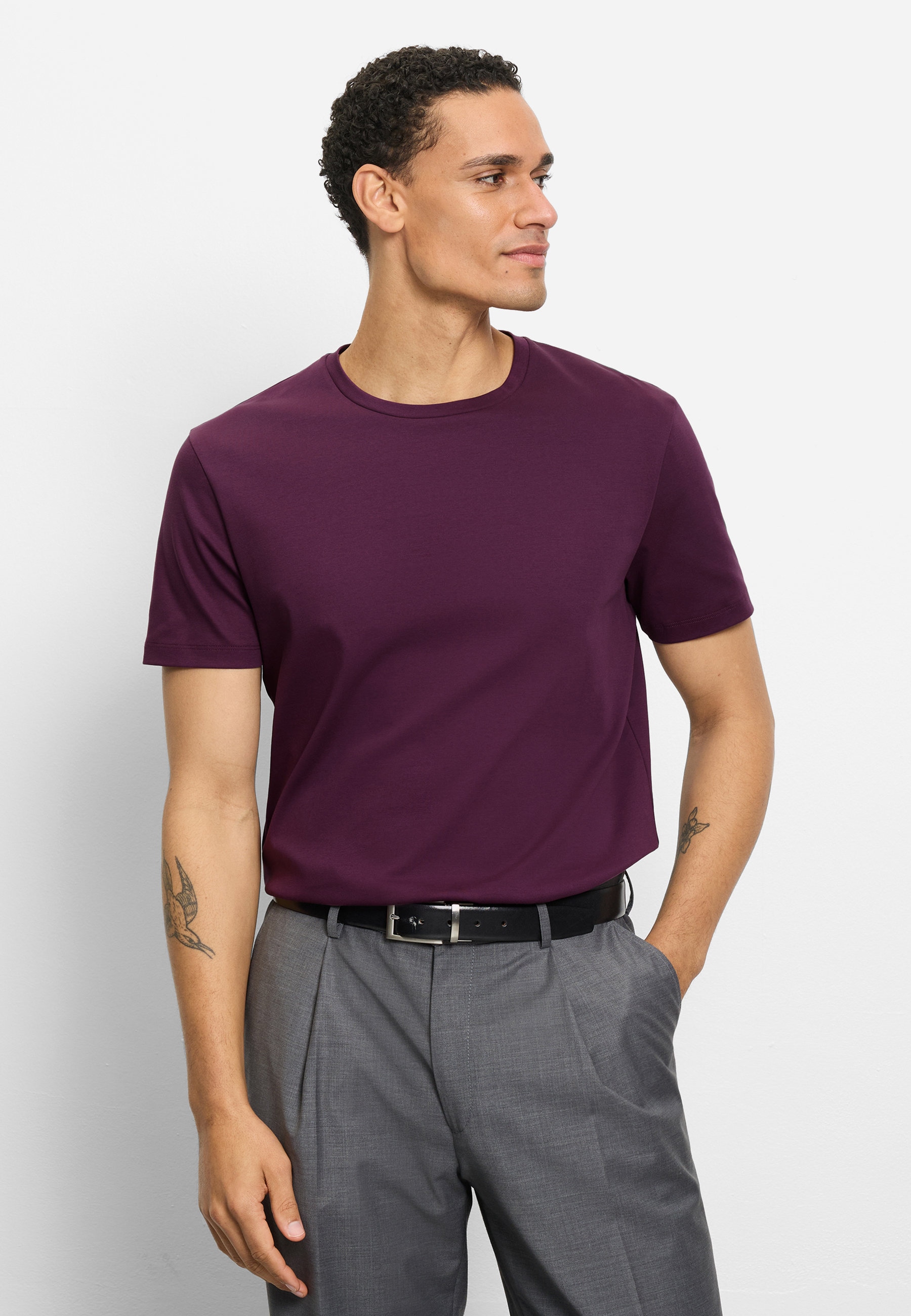 OLYMP T-Shirt "OLYMP Casual Wirk" günstig online kaufen