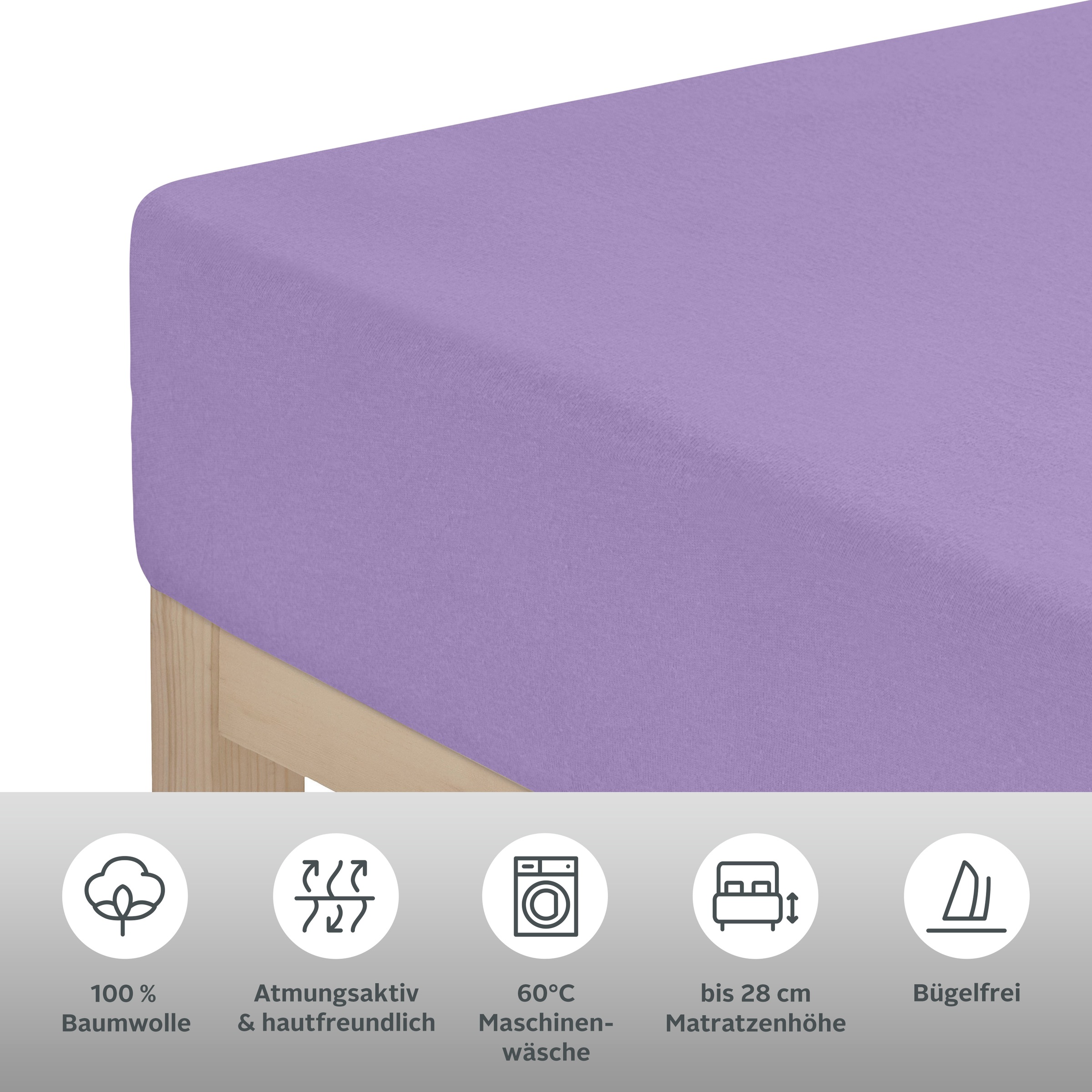 OTTO home Spannbettlaken "BLACKBERRY 100% Baumwolle" für hohe Matratzen bis günstig online kaufen