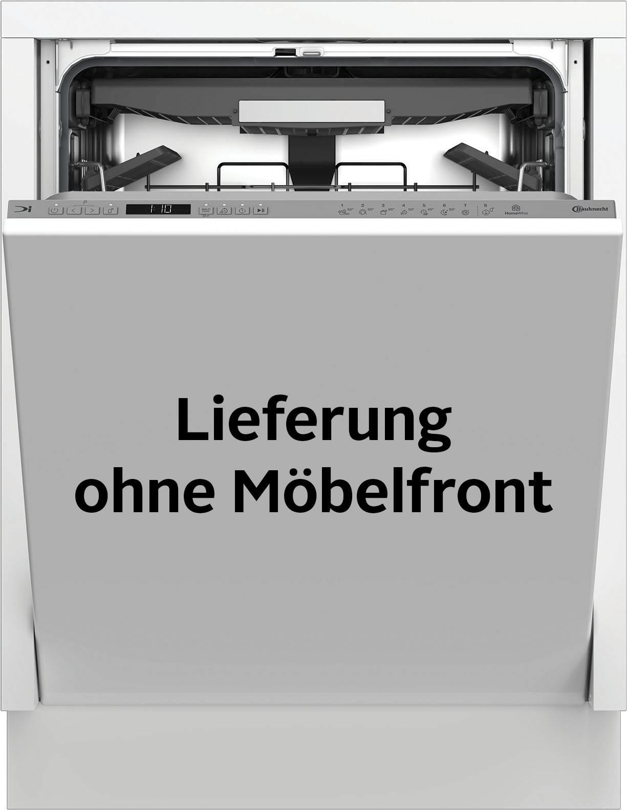 BAUKNECHT vollintegrierbarer Geschirrspüler »OBIC Ecosilent2 8650« 8,9 l 14 tlg. Maßgedecke ActiveDry – automatische Türöffnung, 2+2 Herstellergarantie