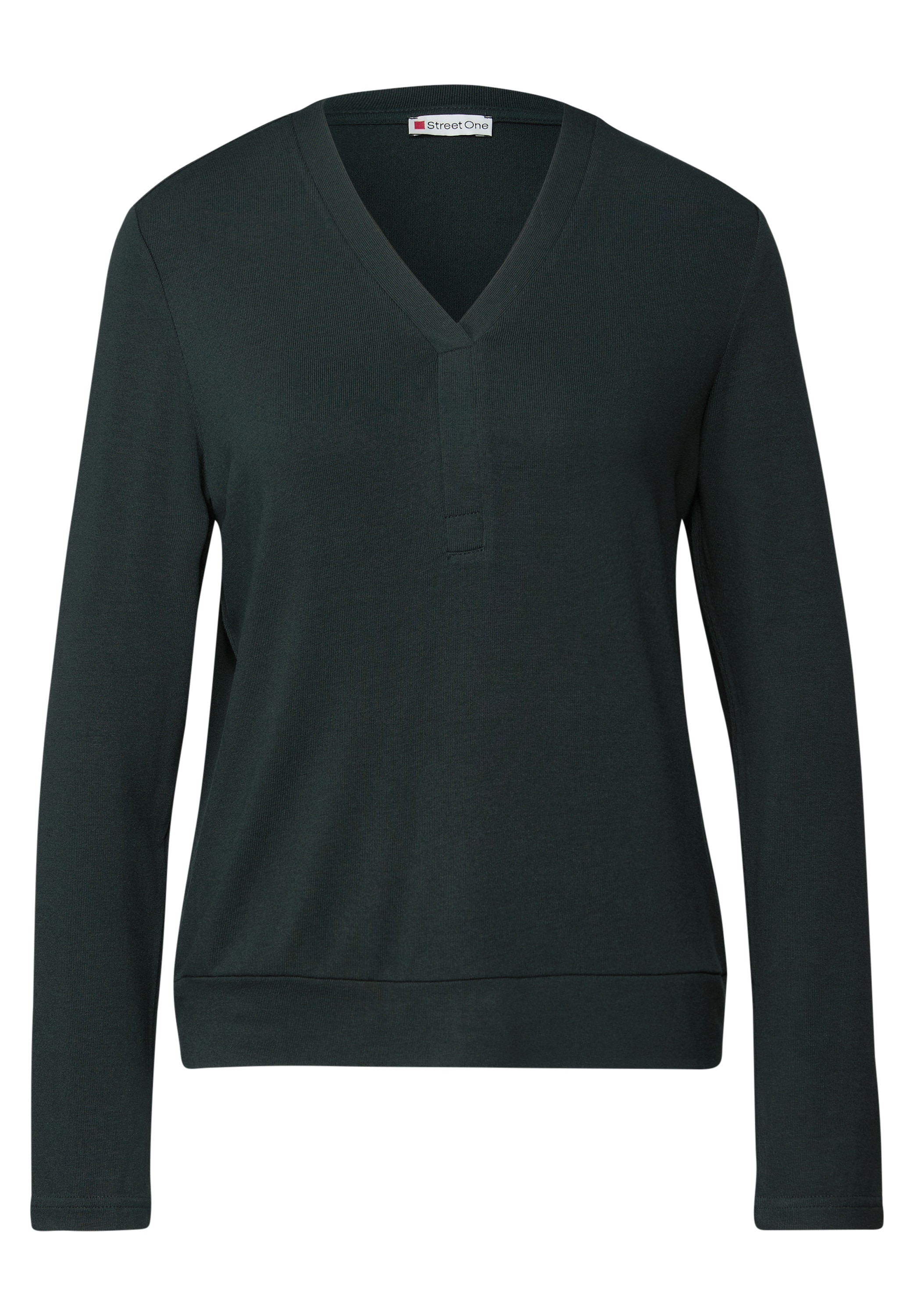 STREET ONE Langarmshirt, aus strecthigem Viskosematerial