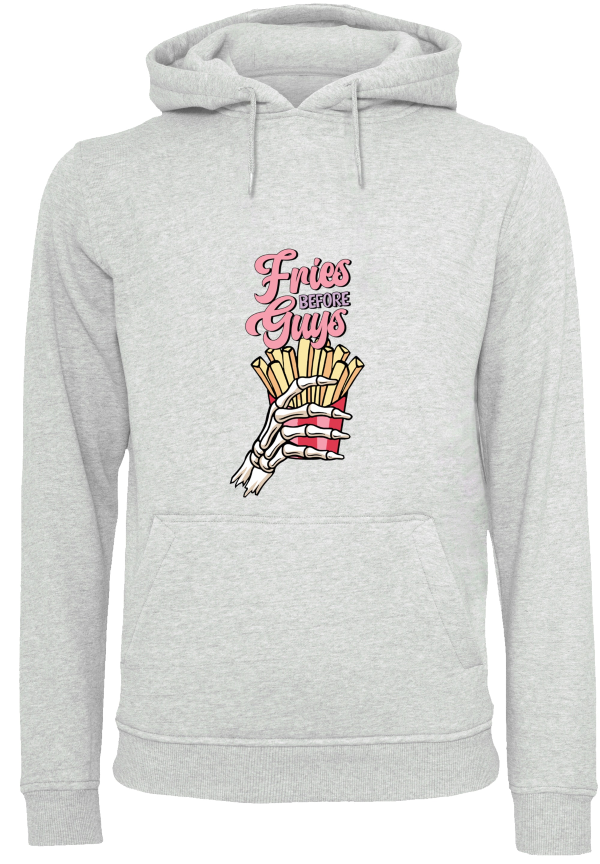 F4NT4STIC Kapuzenpullover »Anti Valentinstag Fries before guys«, Premium Qualität