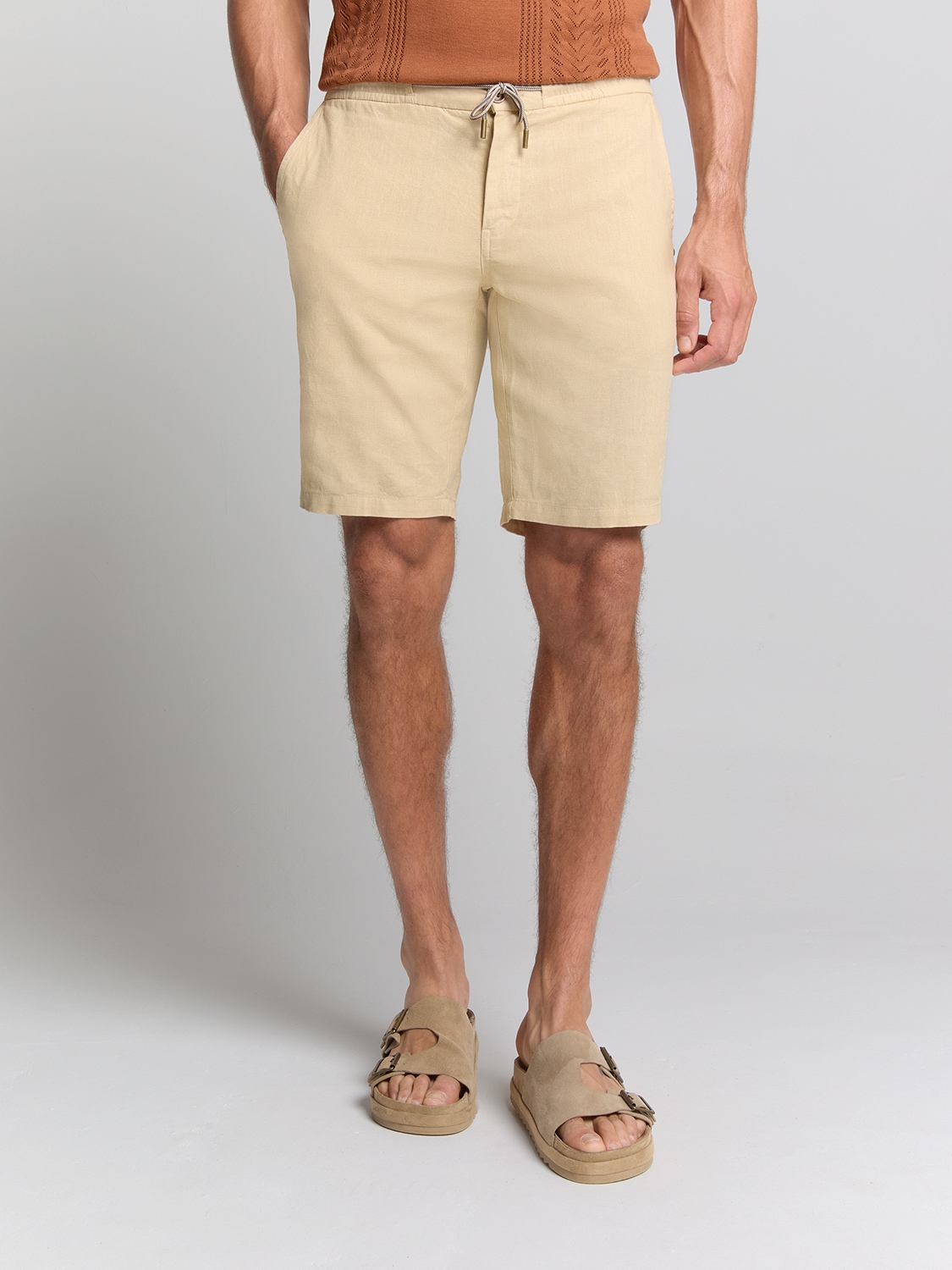 NO EXCESS Shorts "No Excess Leinen-Shorts" günstig online kaufen