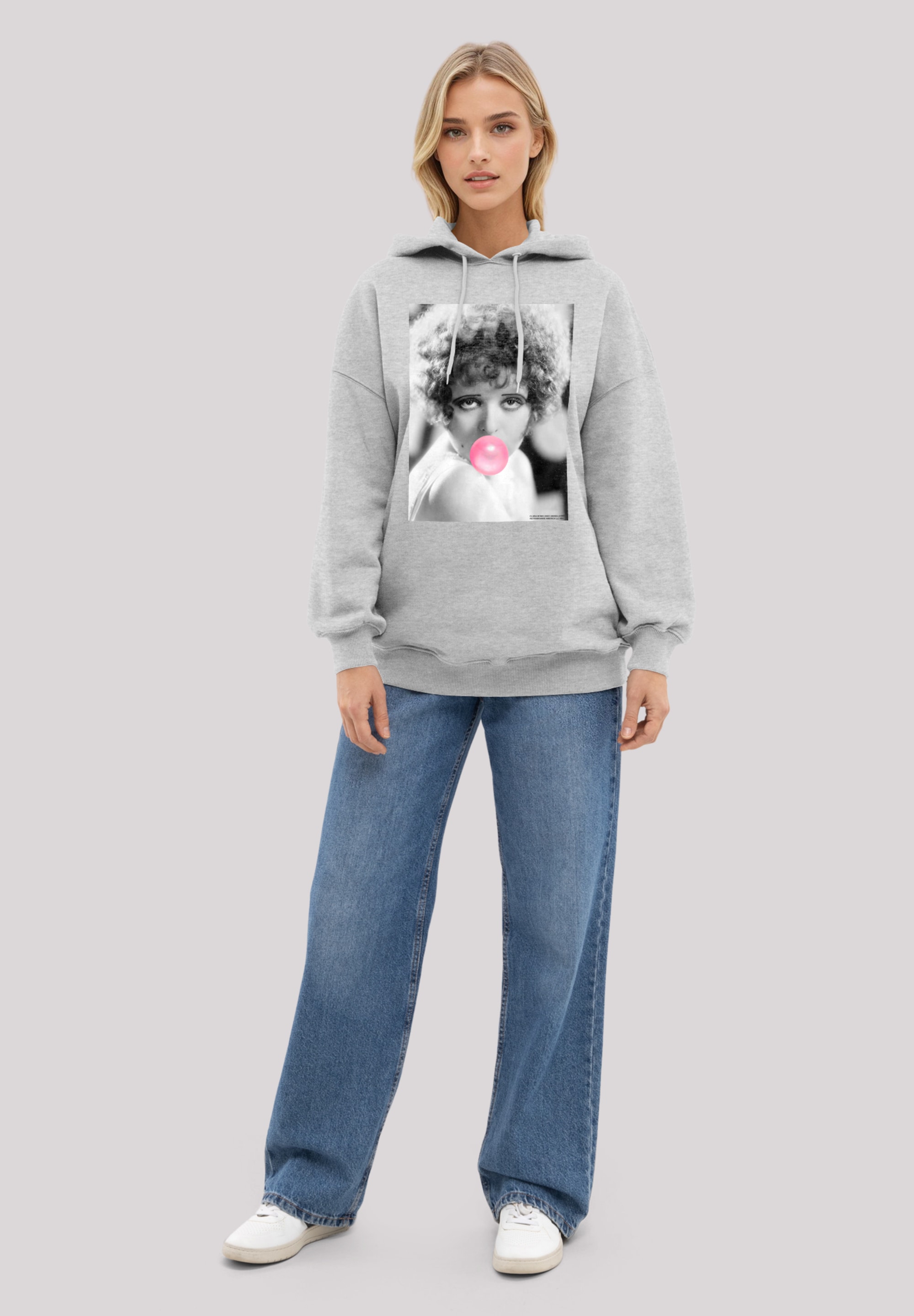 F4NT4STIC Kapuzenpullover »Clara Bow Blowing Bubble Gum«, Premium Qualität