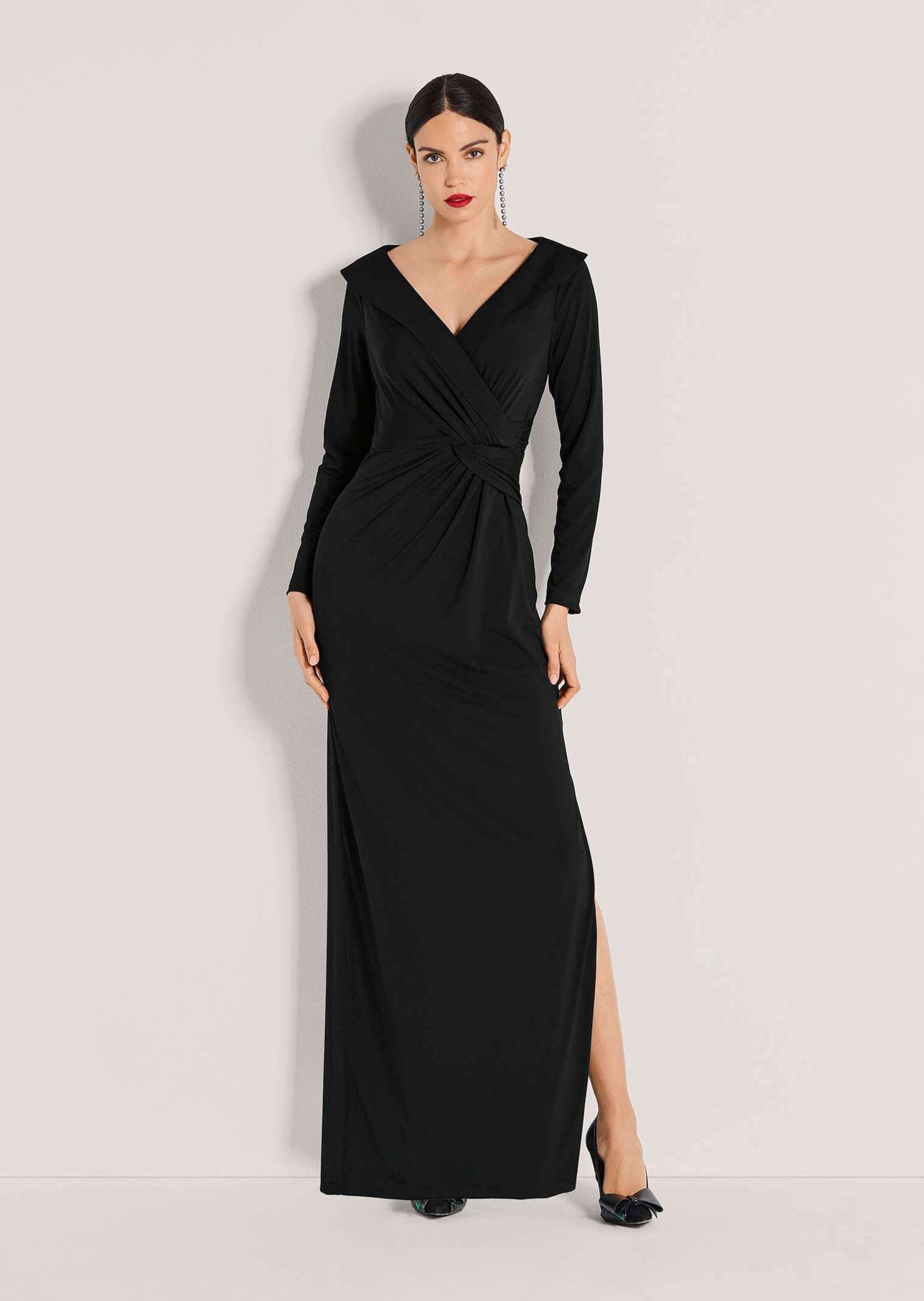 MADELEINE Abendkleid »Abendkleid Elegantes Stretchkleid in Wickel-Optik«