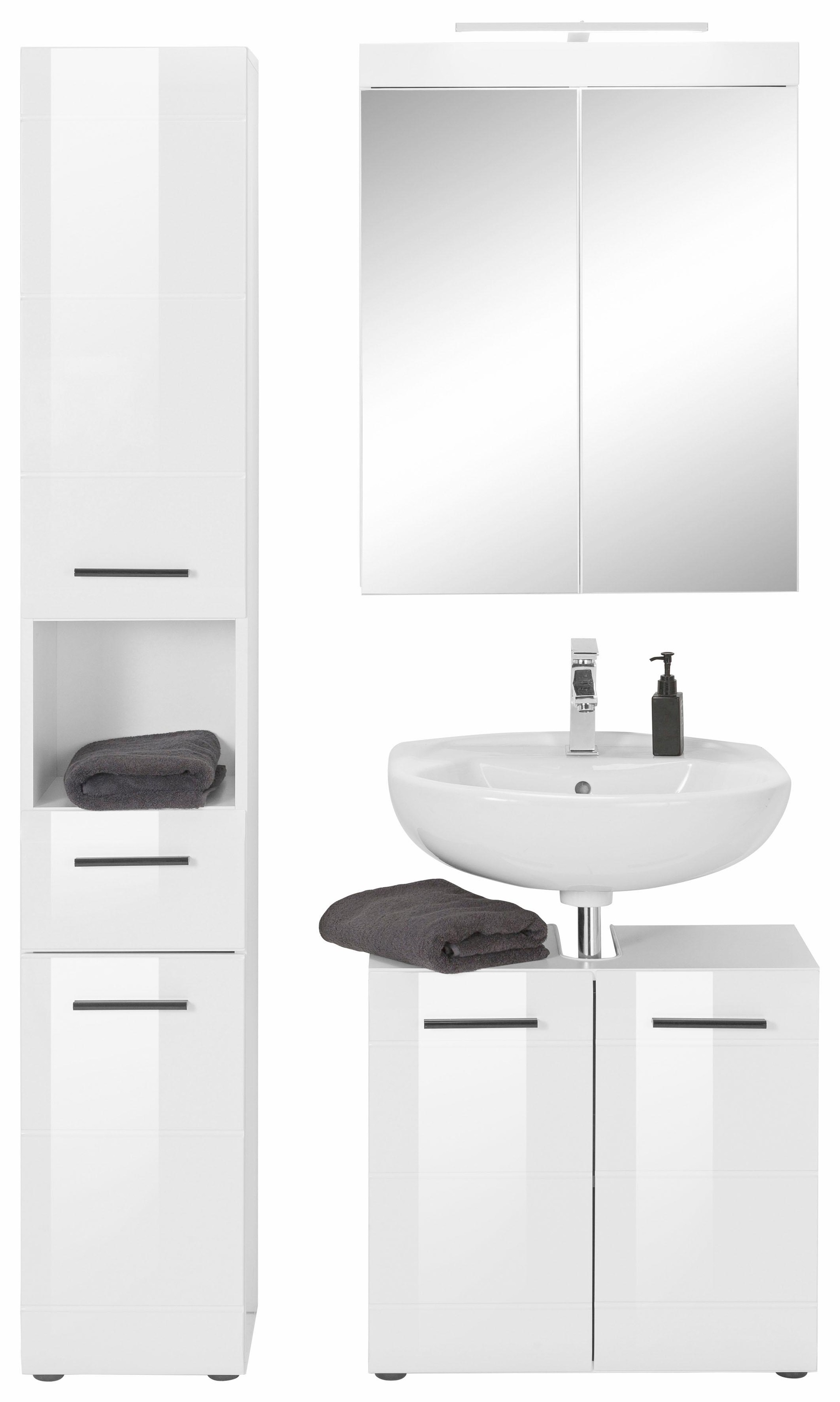 welltime Badmöbel-Set "Sovana" Set, 3 Stk. tlg. günstig online kaufen