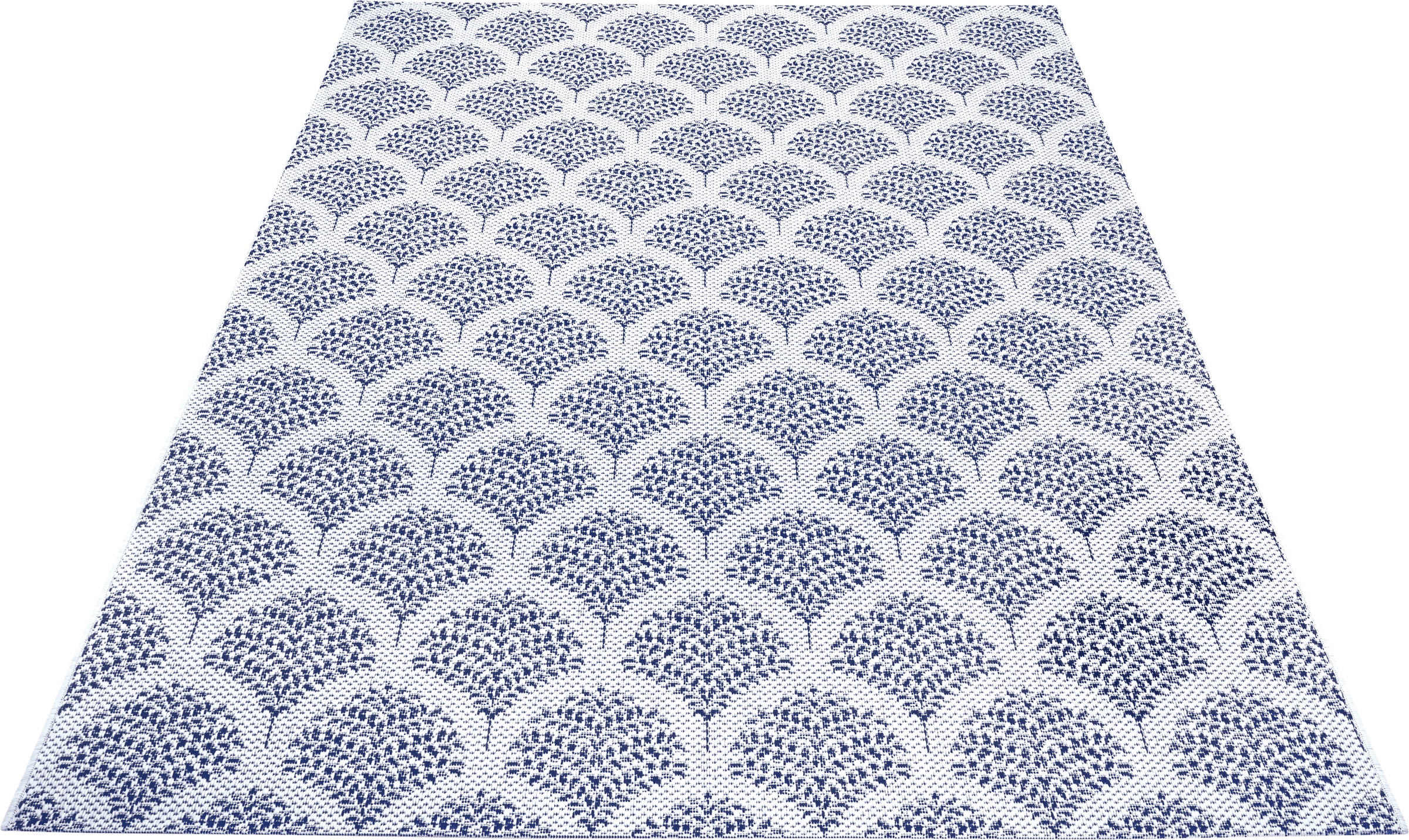my home Teppich »Maren«, rechteckig, 3 mm Höhe, In- und Outdoor-Teppich, Strapazierfähig und pflegeleicht, Flachgewebe