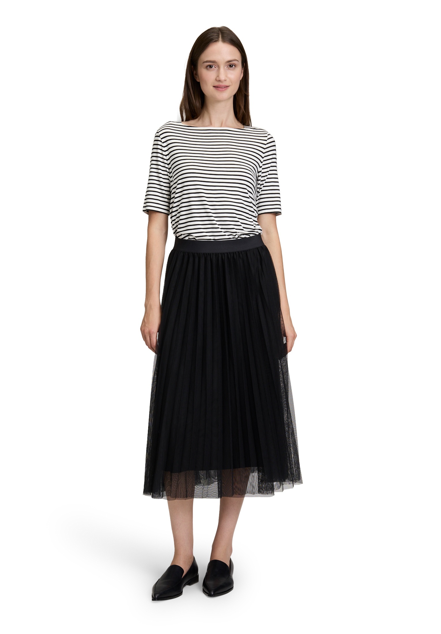 Betty&Co Midirock »Betty & Co Damen Midirock mit Plissee«, Plissee