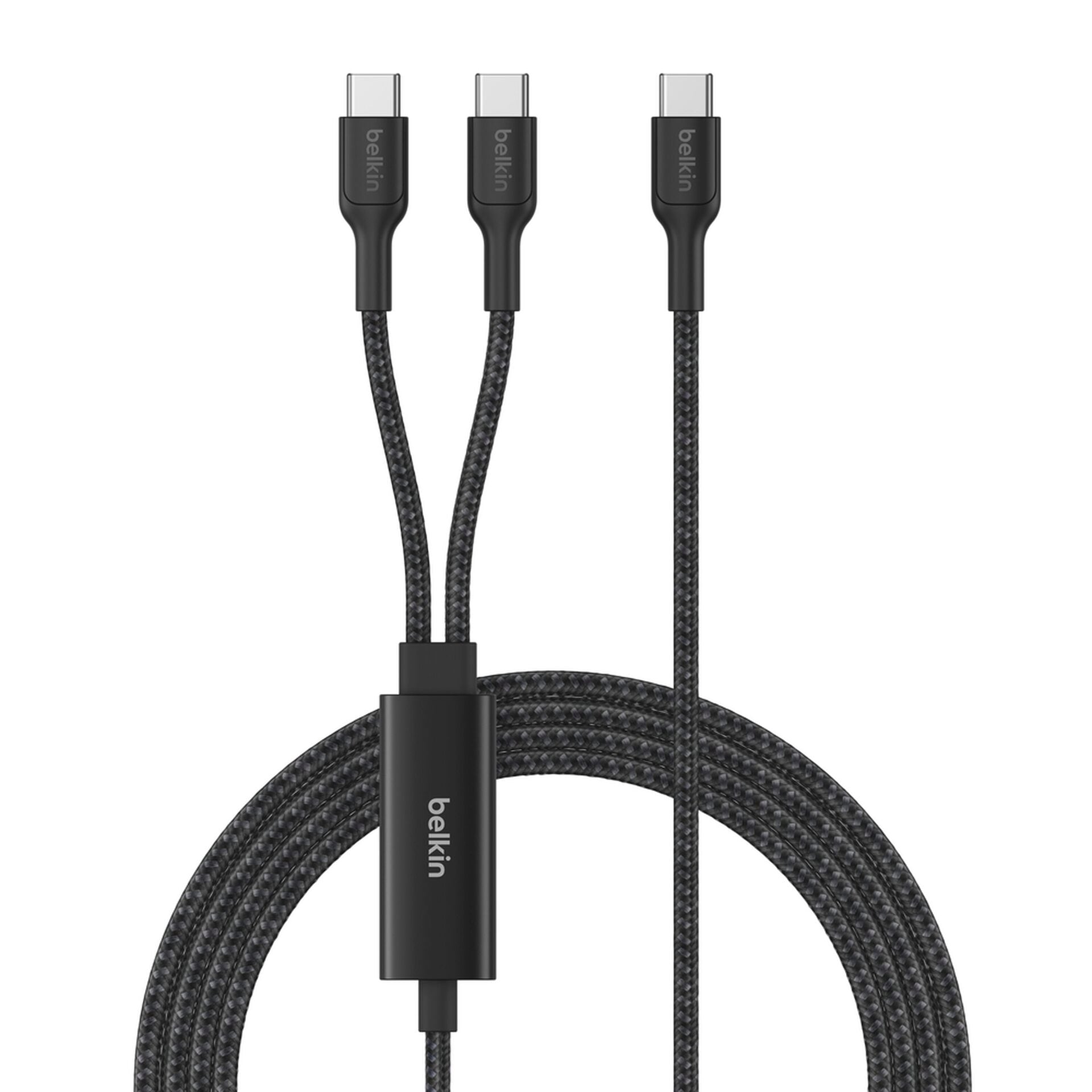 Belkin USB-Kabel »BoostCharge Pro geflochtenes USB-C-Doppelkabel (140 W)« USB-C 150 cm