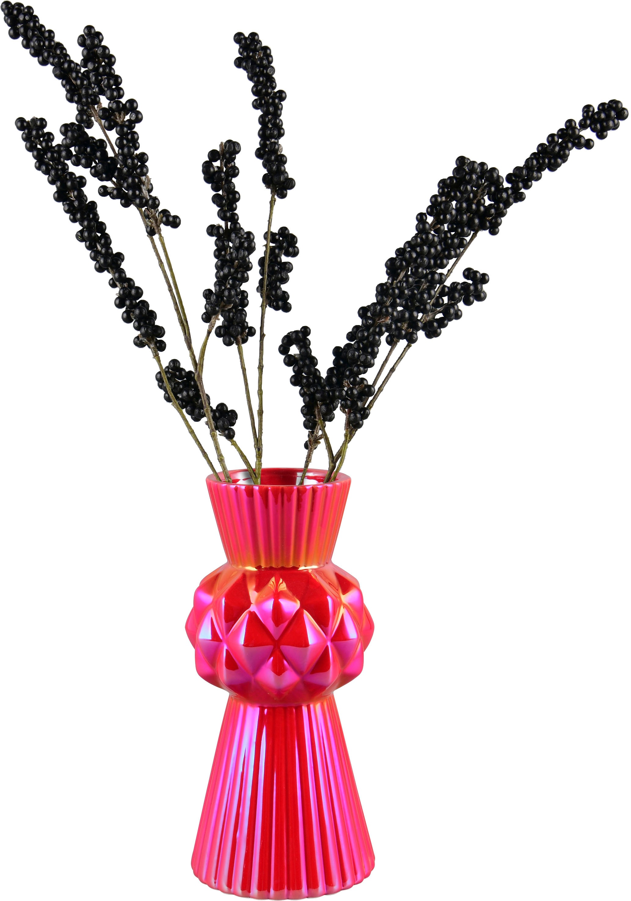 MIRRORS AND MORE Dekovase "VORO" Bunte Dekovase in auffälliger Form günstig online kaufen