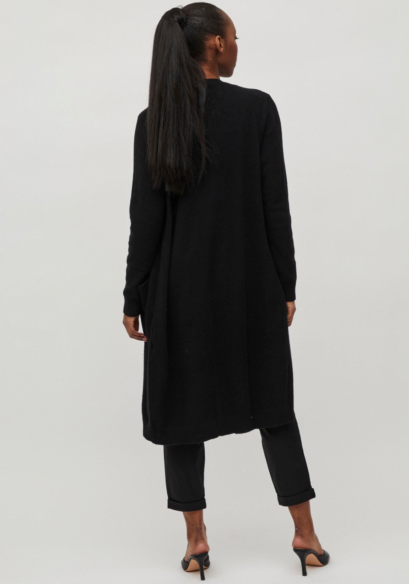 Vila Longstrickjacke "VIRIL LONG L/S KNIT CARDIGAN - NOOS", in knielanger F günstig online kaufen