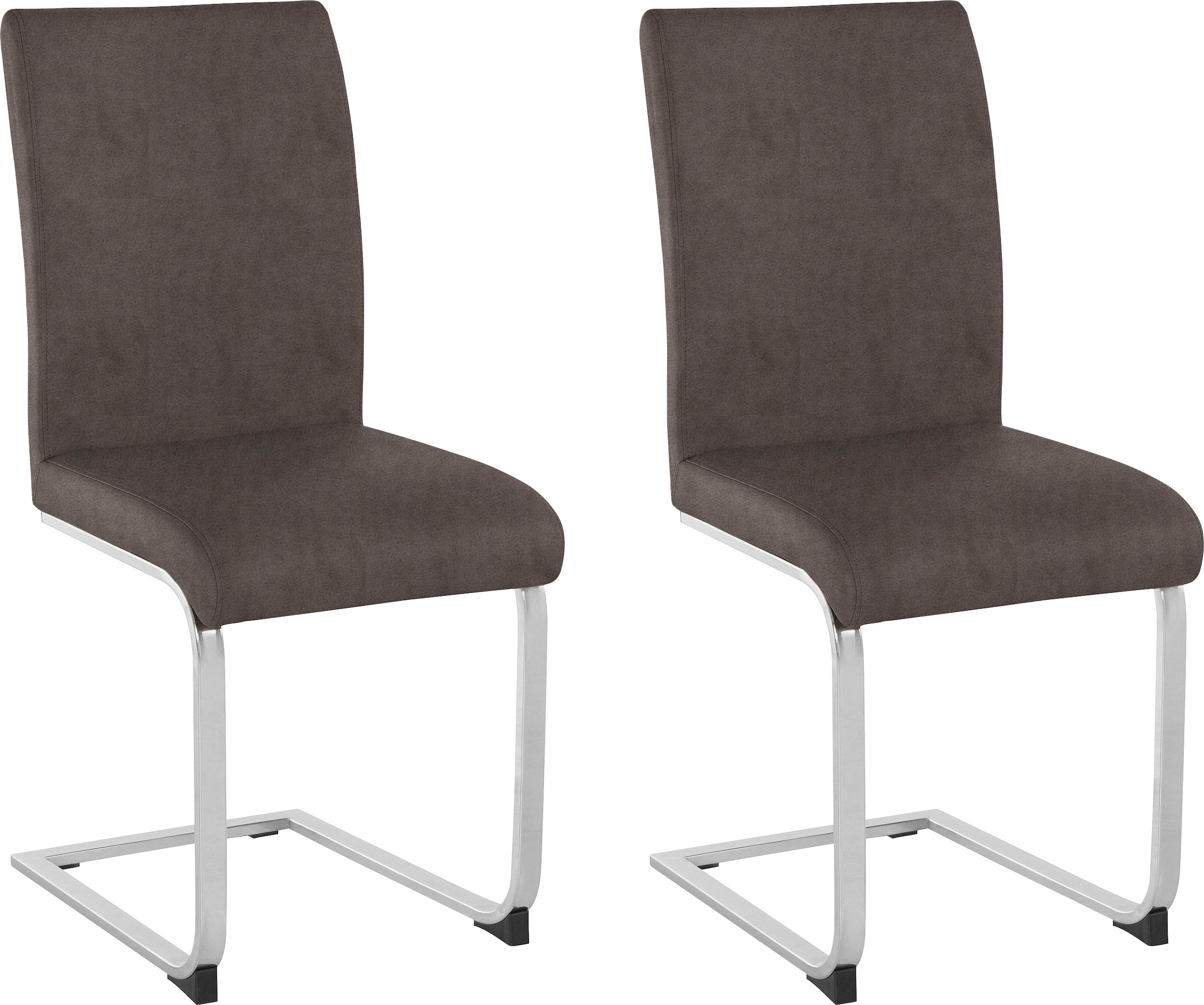 Home affaire Freischwinger "Charissa", (Set), 2 St., Microfaser, Bezug in v günstig online kaufen