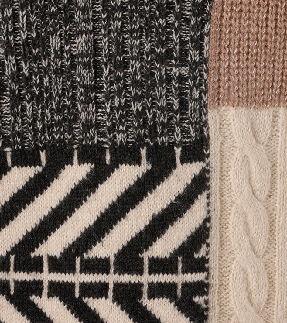 Aniston CASUAL Strickpullover, im farbharmonischem Patch-Dessin - NEUE KOLLEKTION