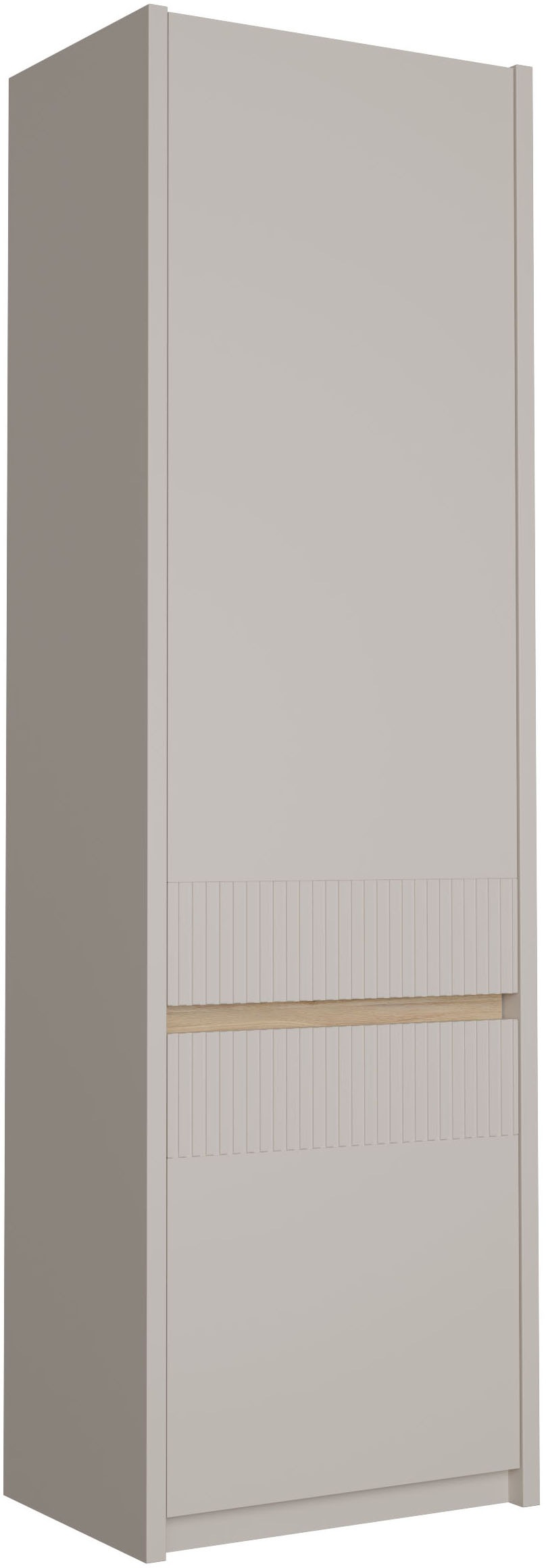 Thumbnail - FORTE Drehtürenschrank "Oak Squere" B/H/T 60,6/197,4/41,7 cm/ Softclose, inklusive Beleuchtung