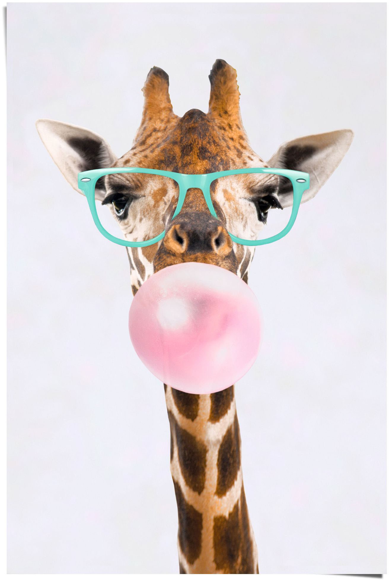 Reinders Poster "Poster Funky Giraffe" Giraffen 1 Stk. tlg. günstig online kaufen