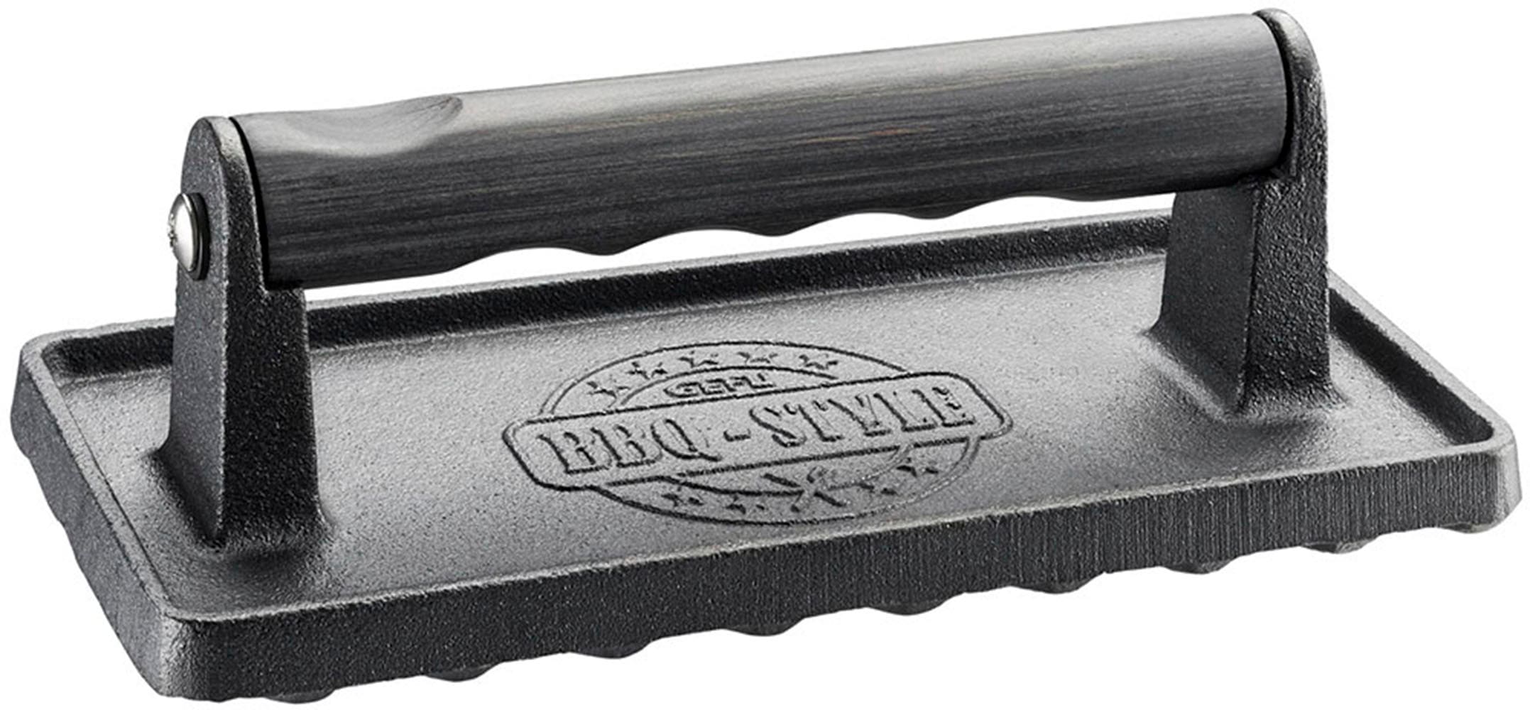 GEFU Fleischplattierer "Fleischbeschwerer BBQ" effektive Gewichtsverteilung für gleichmäßiges Grillen