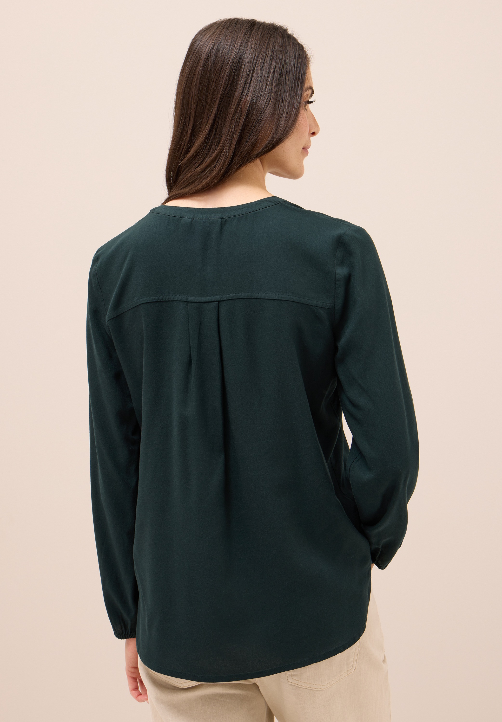 Cecil Langarmbluse aus softer Viskose günstig online kaufen