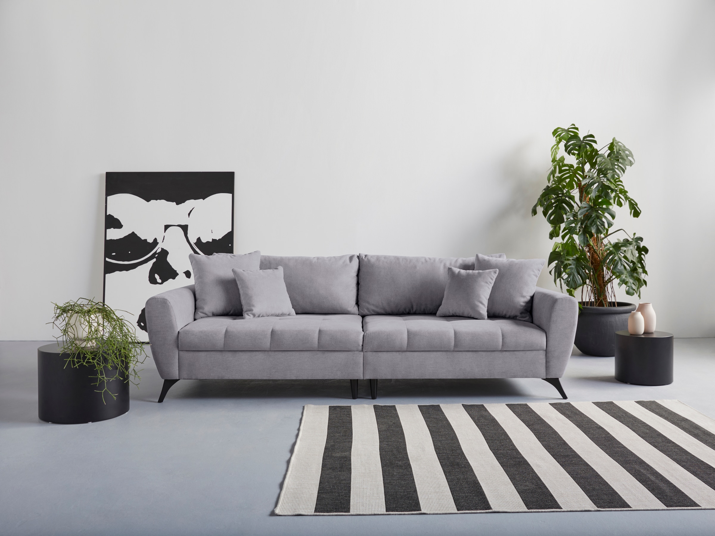 INOSIGN Big-Sofa "Lörby", Belastbarkeit bis 140kg pro Sitzplatz, auch mit Aqua clean-Bezug