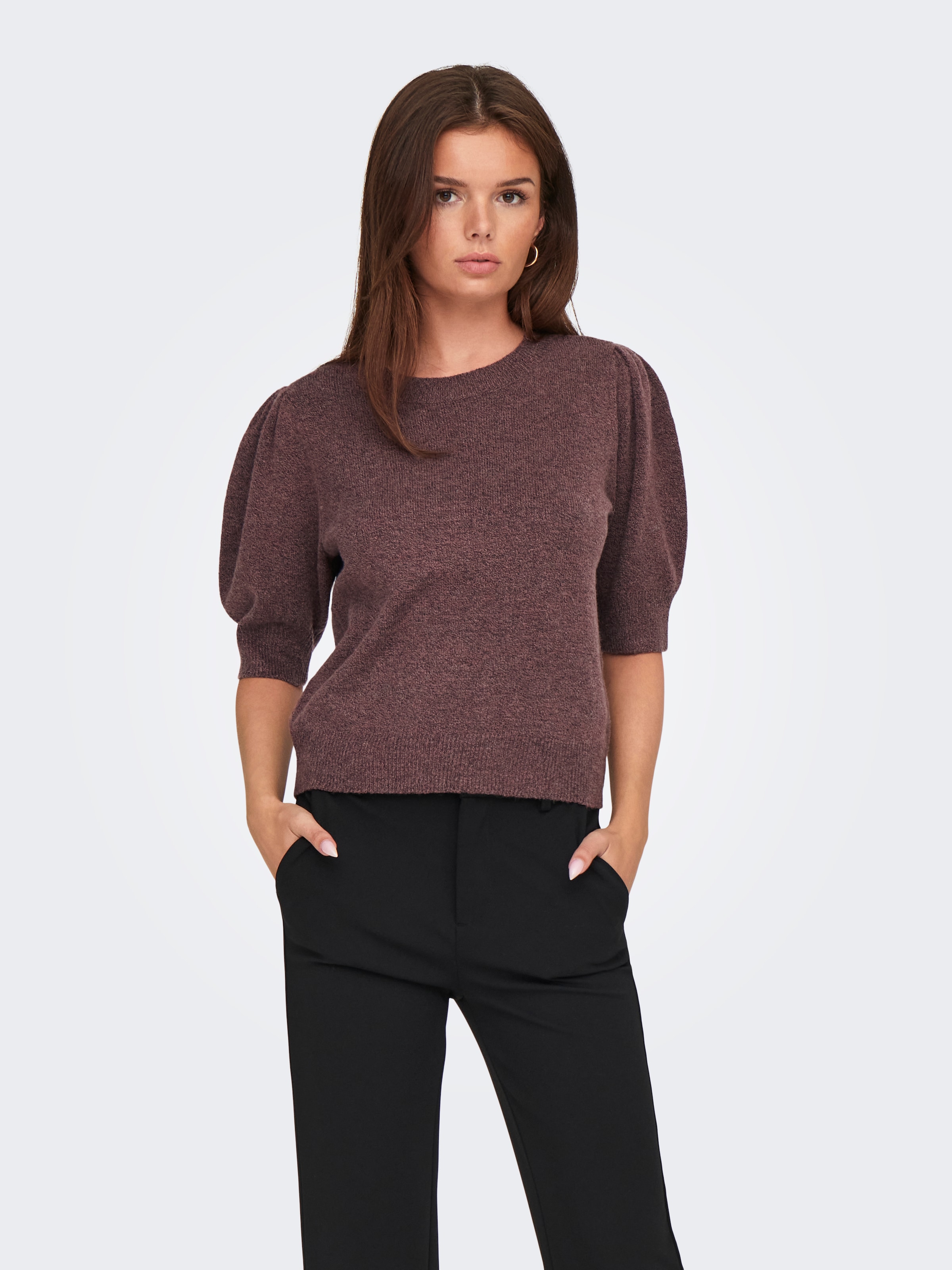 ONLY Strickpullover "ONLRICA LIFE 2/4 PULLOVER EX KNT" günstig online kaufen