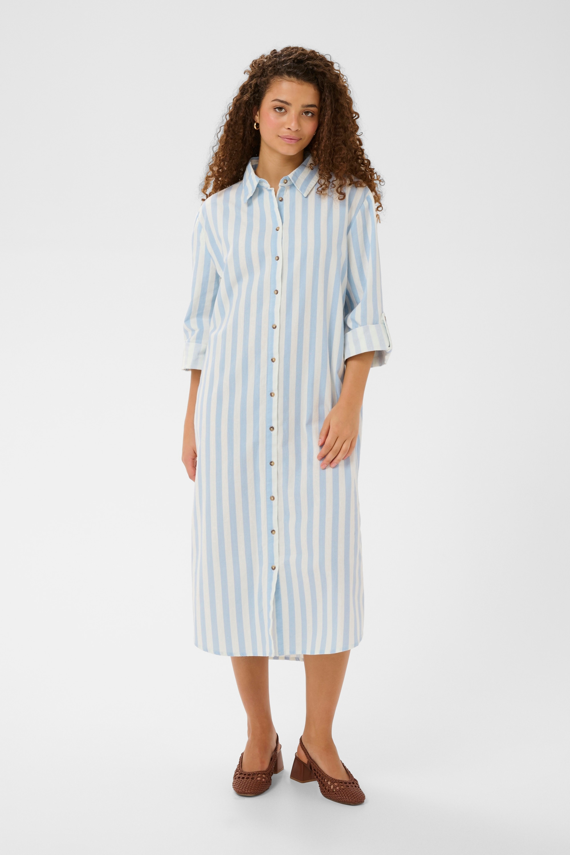 Saint Tropez Midikleid "Damen Kleid ZalindaSZ"