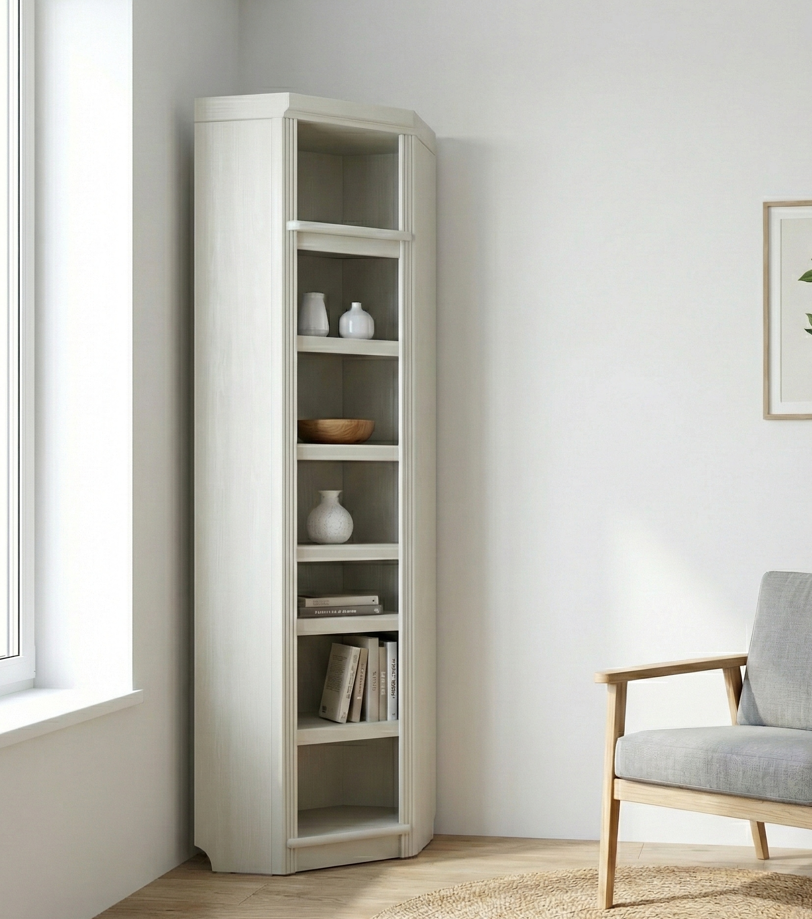 OTTO home Eckregal "Soeren Regal Höhe 220 cm, massive Kiefer, FSC-zertifiziert" passend für Regale Soeren mit einer Tiefe von 29 cm
