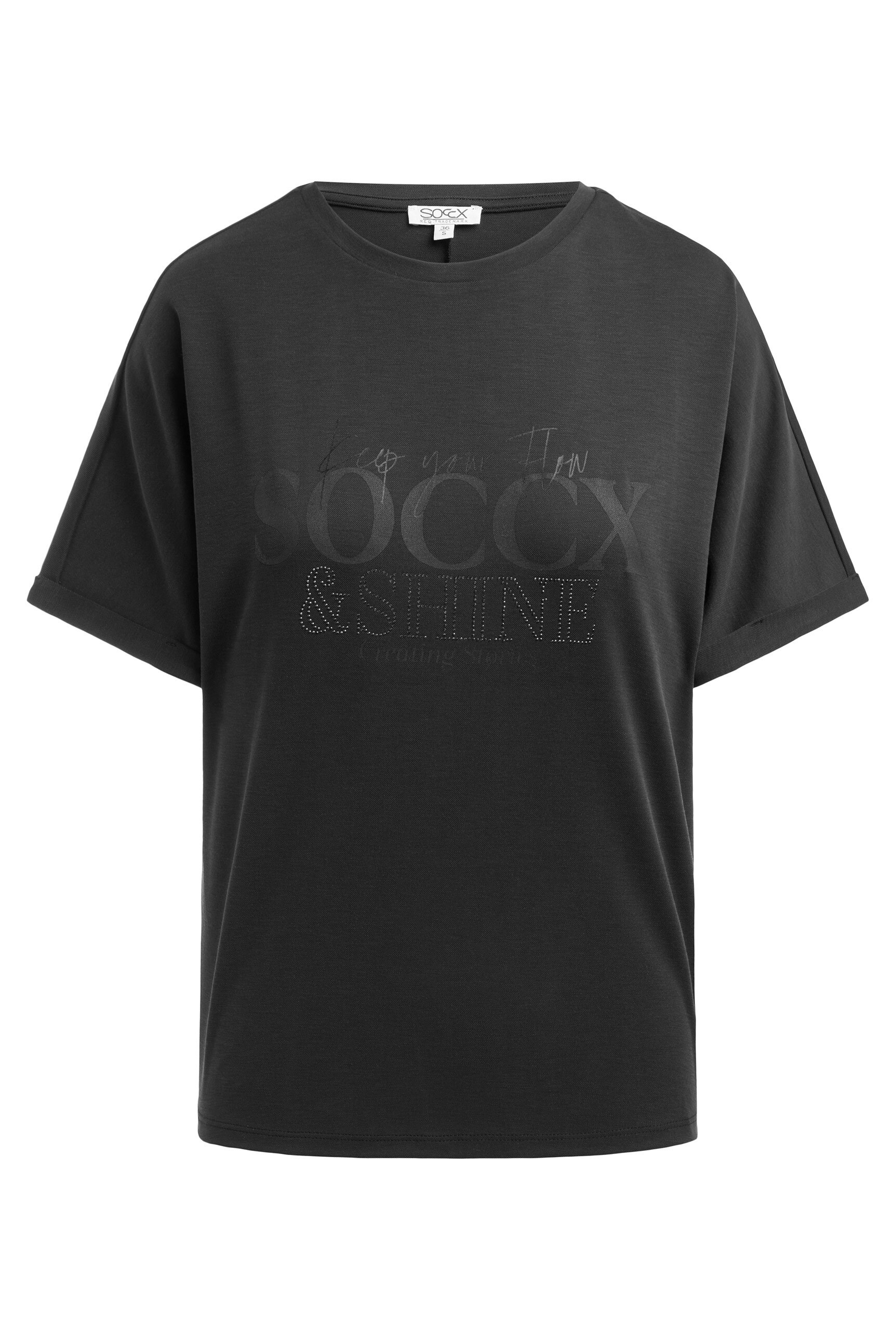 SOCCX Rundhalsshirt, mit Fledermausärmeln günstig online kaufen