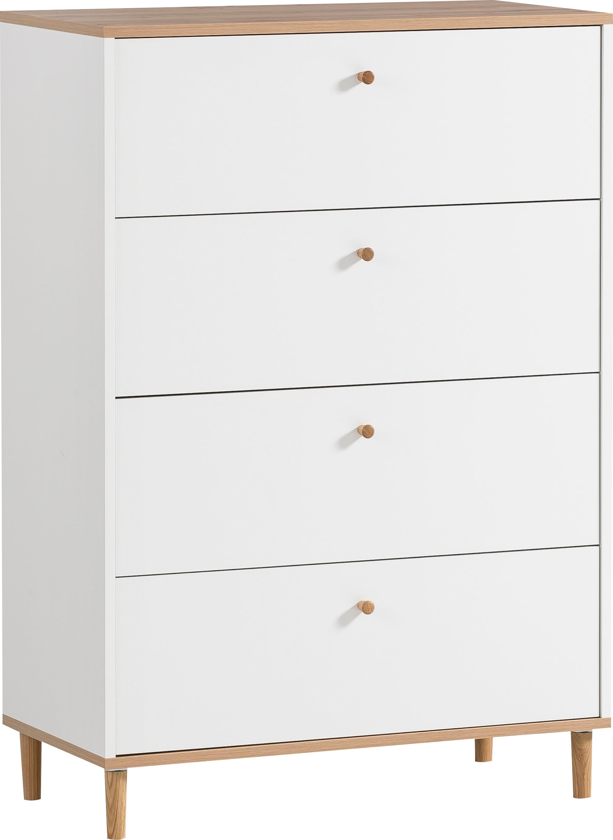Schildmeyer Kommode "Hilda, Kommode, melaminharzbeschichtet,Made in Germany, B: 80 cm" Solide Verarbeitung - Dieses Produkt ist in Deutschland gefertigt