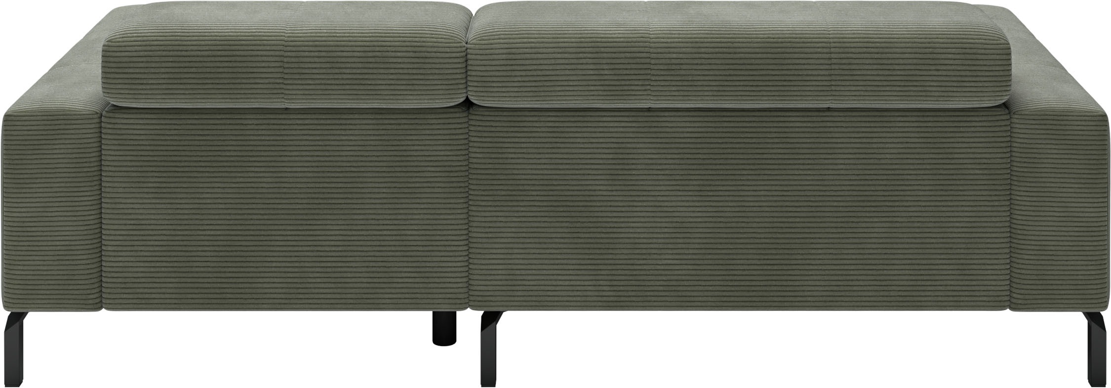 Home affaire Ecksofa »Ecksofa Claya, L-Form, Kopfteilverstellung, Breite 223 cm«, Moderne Steppung, weicher Polsteraufbau & saugroboterfreundliche Höhe