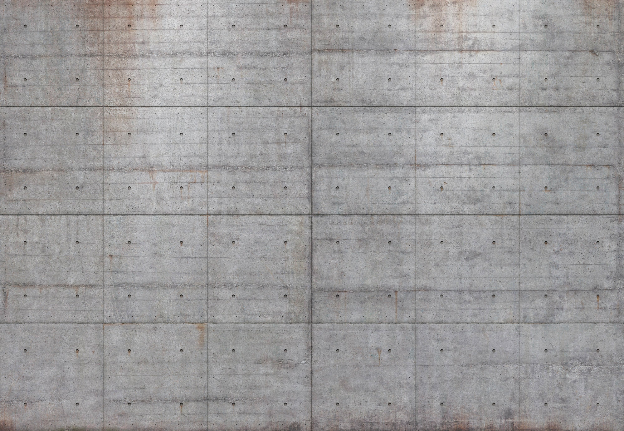 Komar Fototapete "Concrete Blocks", 368x254 cm (Breite x Höhe), inklusive Kleister