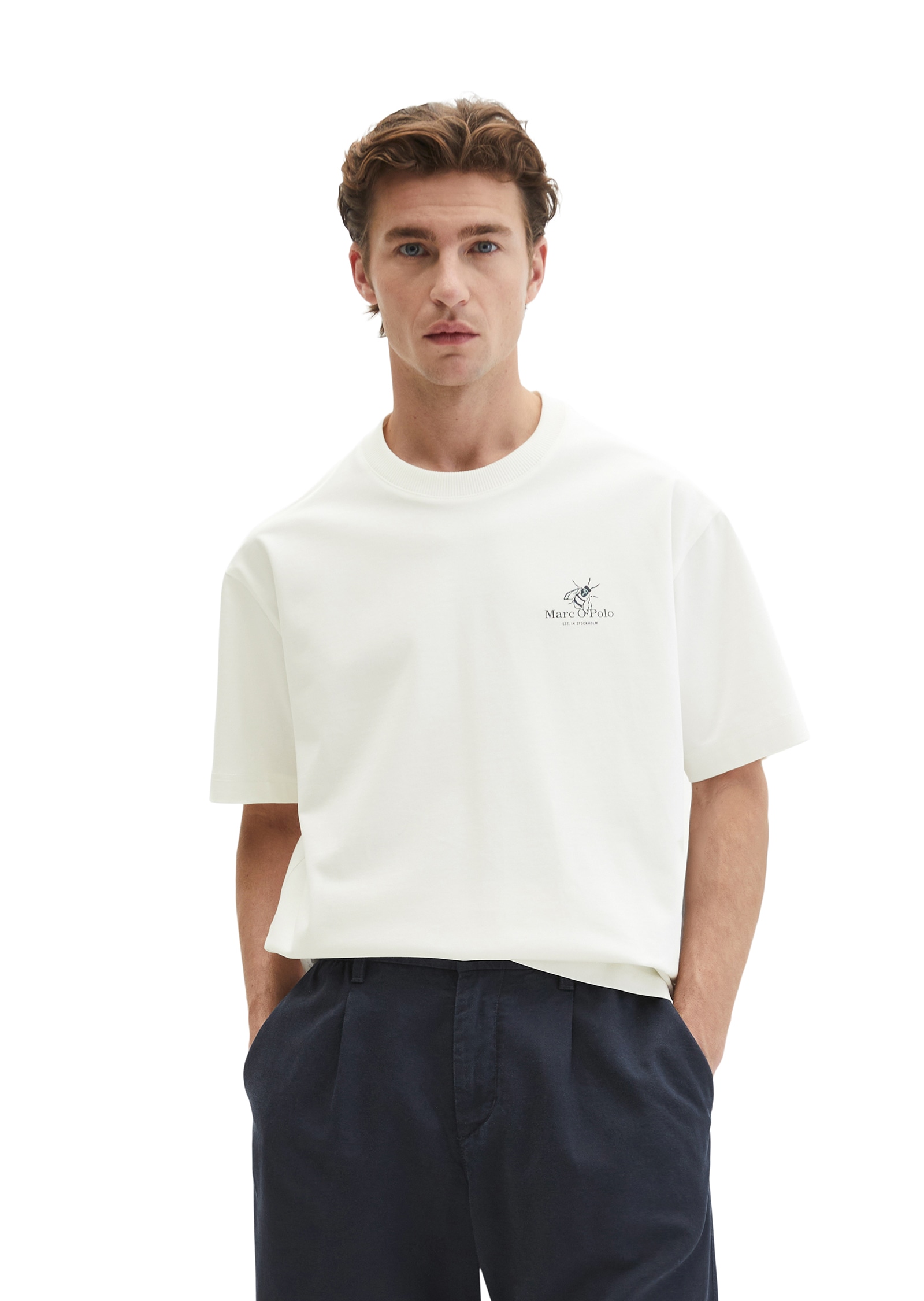 Marc OPolo T-Shirt loose fit mit Rückenprint