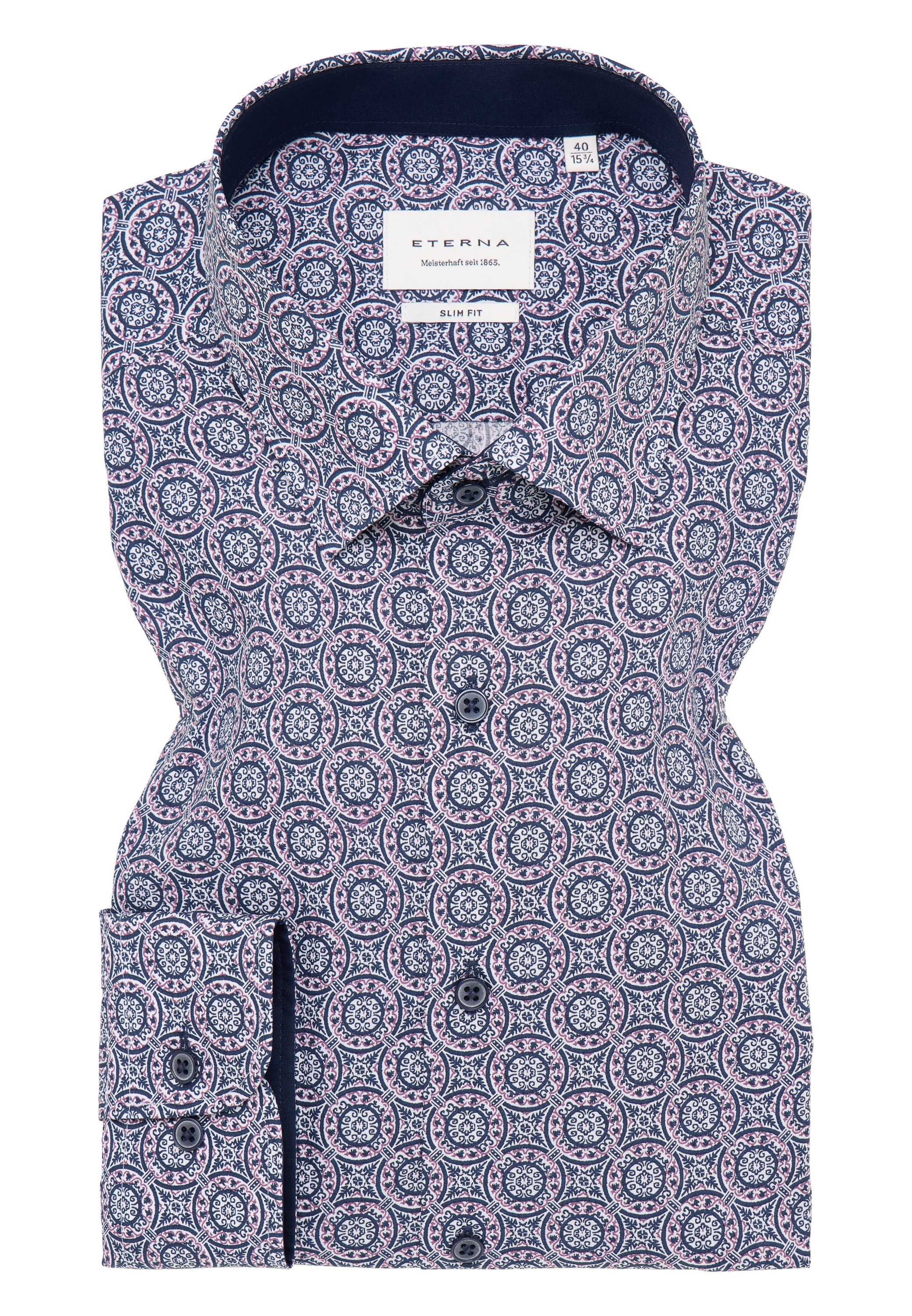 Eterna Langarmhemd »SLIM FIT« NON IRON (bügelfrei)