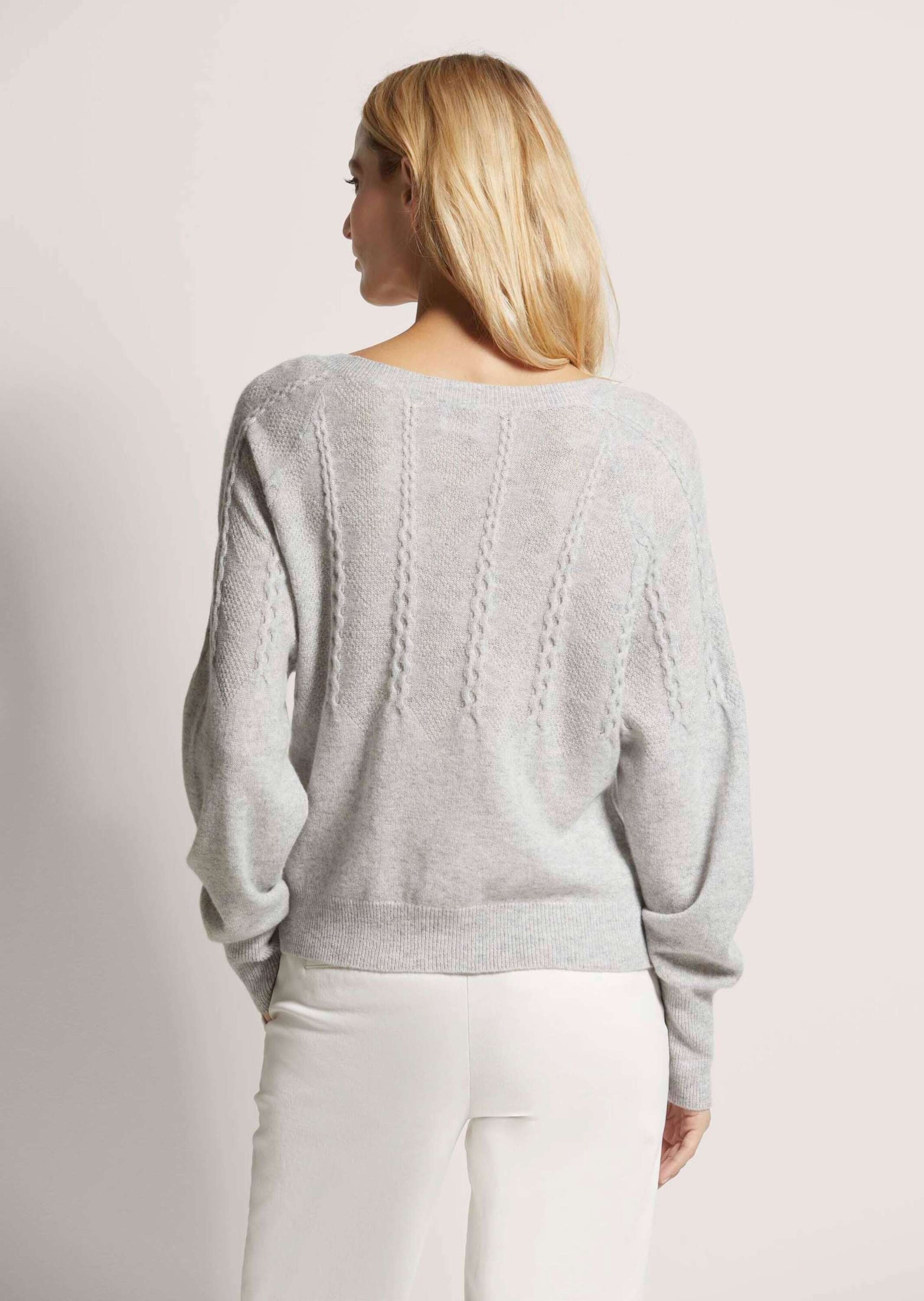 Madeleine Damen Longpullover Grau 44/46 3