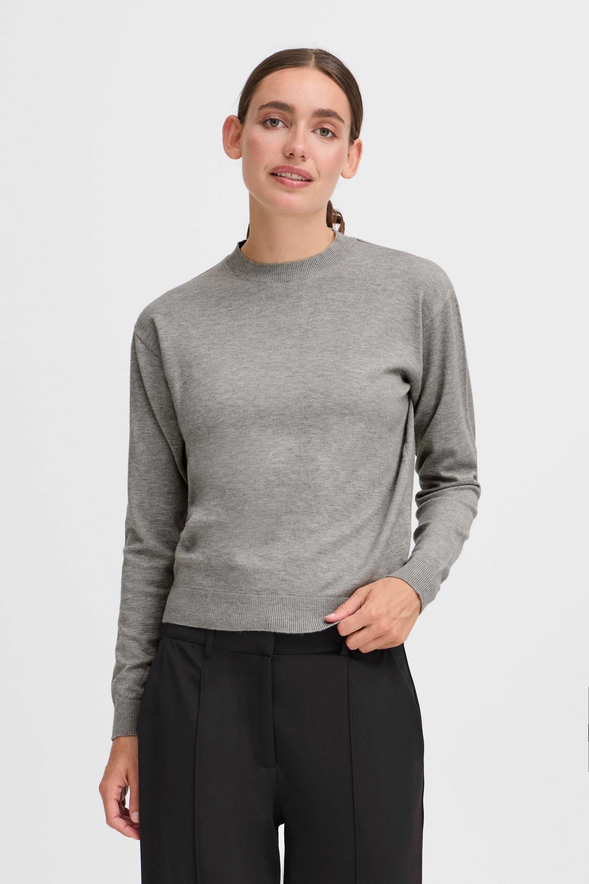 OXMO Strickfleece-Pullover »Strickpullover OXISCANNY LS«
