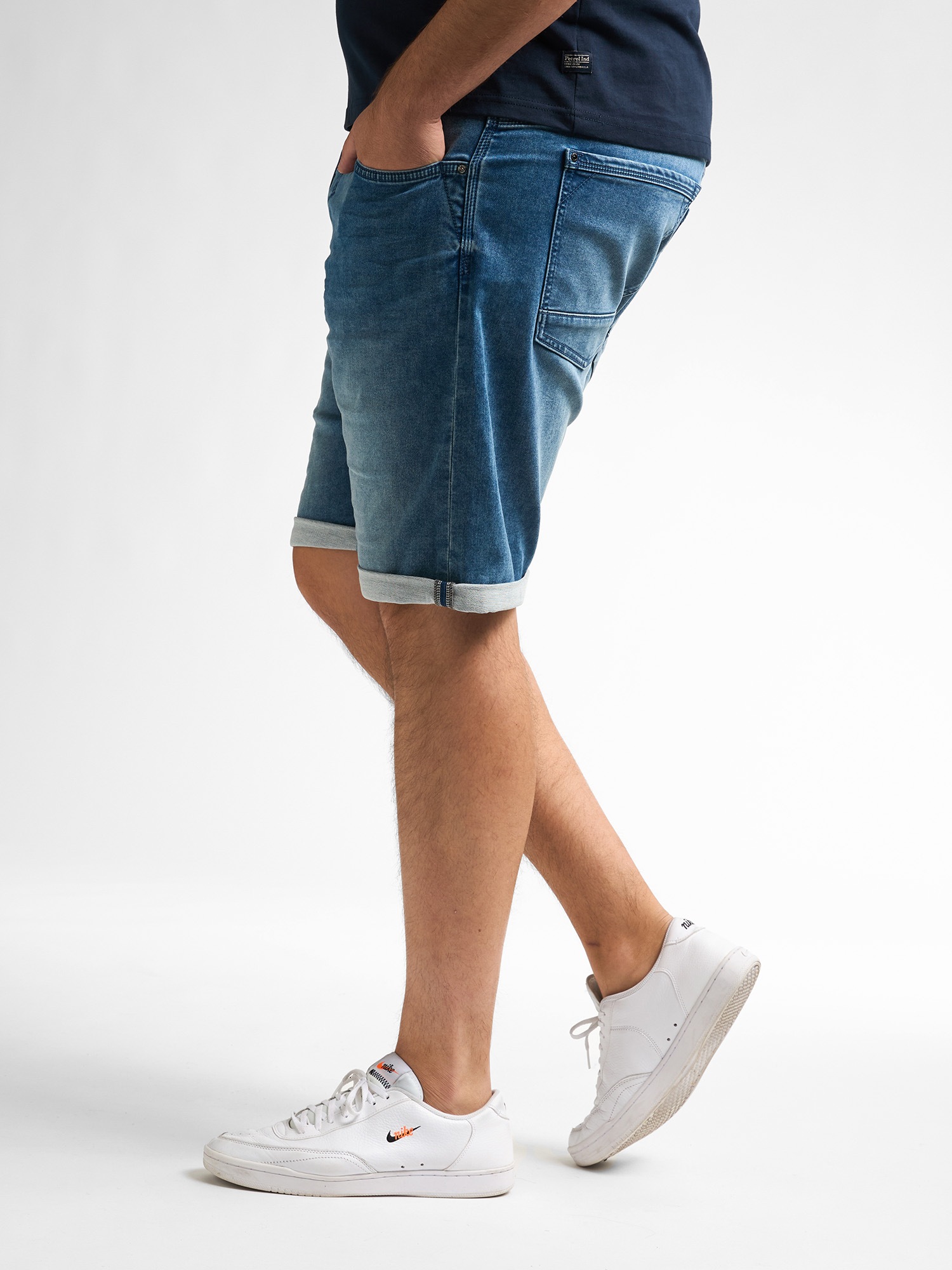 Thumbnail - Petrol Industries Jeansshorts, Sommerhose mit Aufschlag