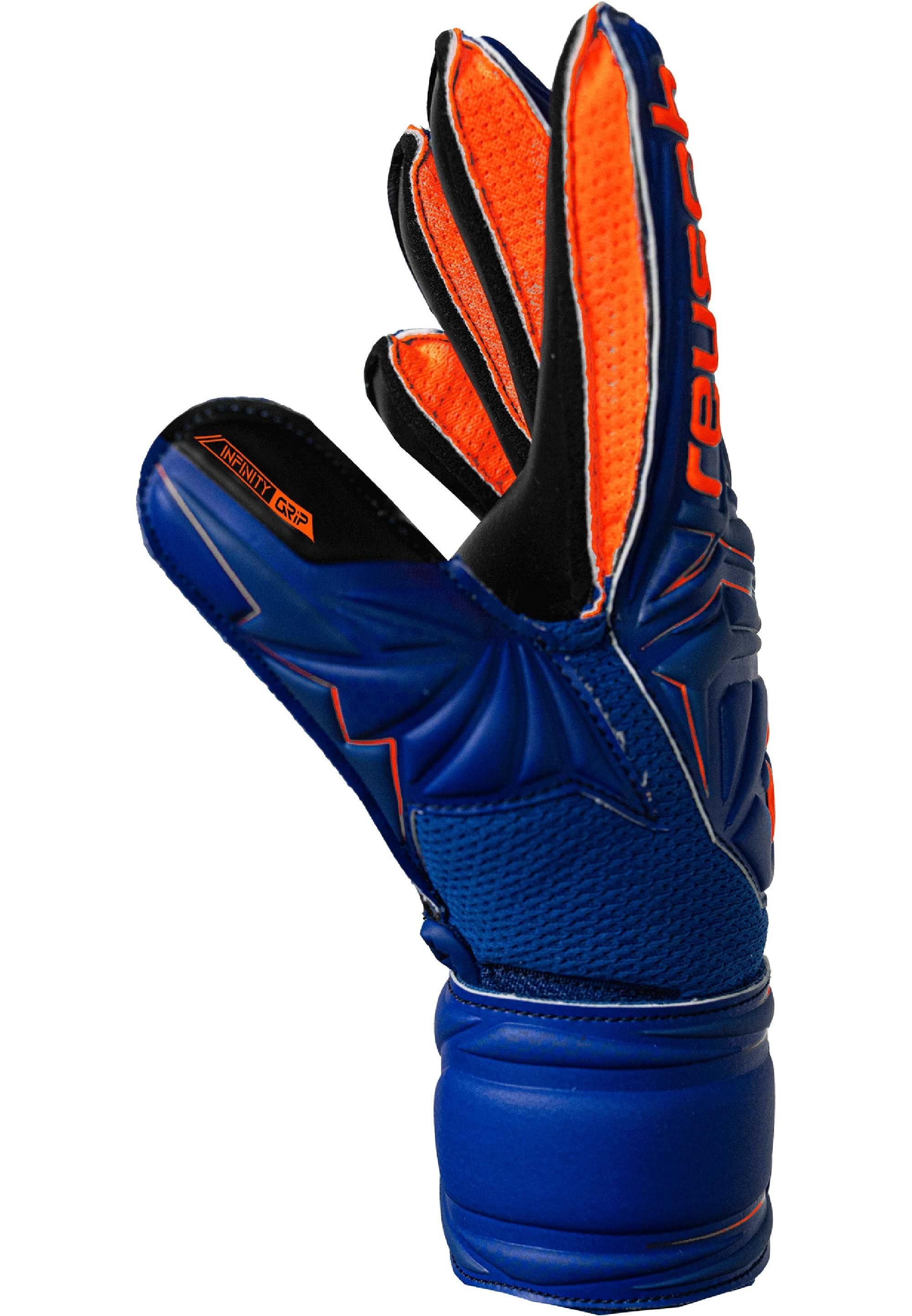 Reusch Torwarthandschuhe »Attrakt Infinity Finger Support Junior« mit integriertem Fingersupport-System