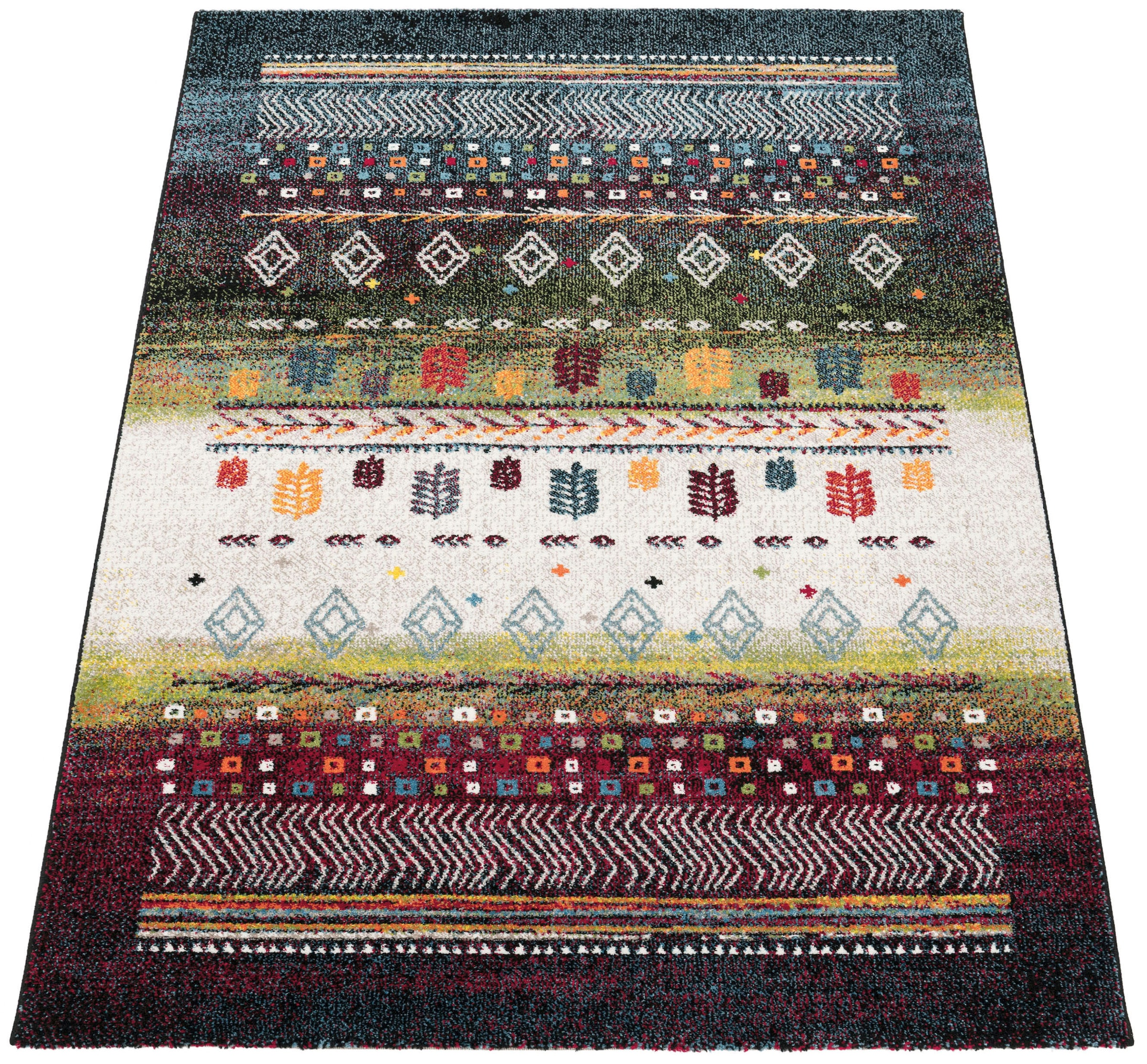 Paco Home Teppich "Nomaden 818" rechteckig 16 mm Höhe Kurzflor, Gabbeh Desi günstig online kaufen