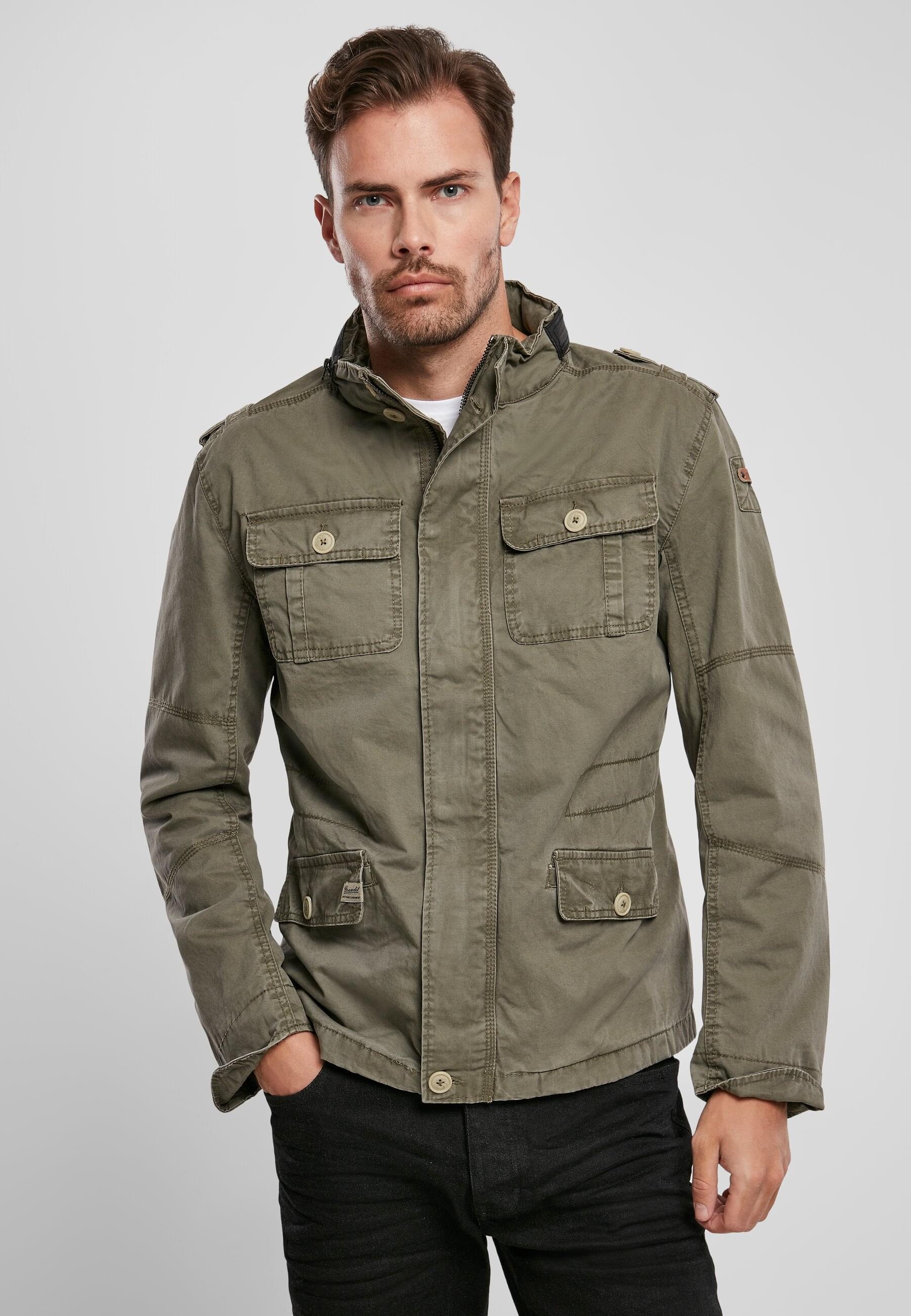 Brandit Allwetterjacke »Brandit Herren Britannia Jacket«, (1 St.), ohne Kapuze